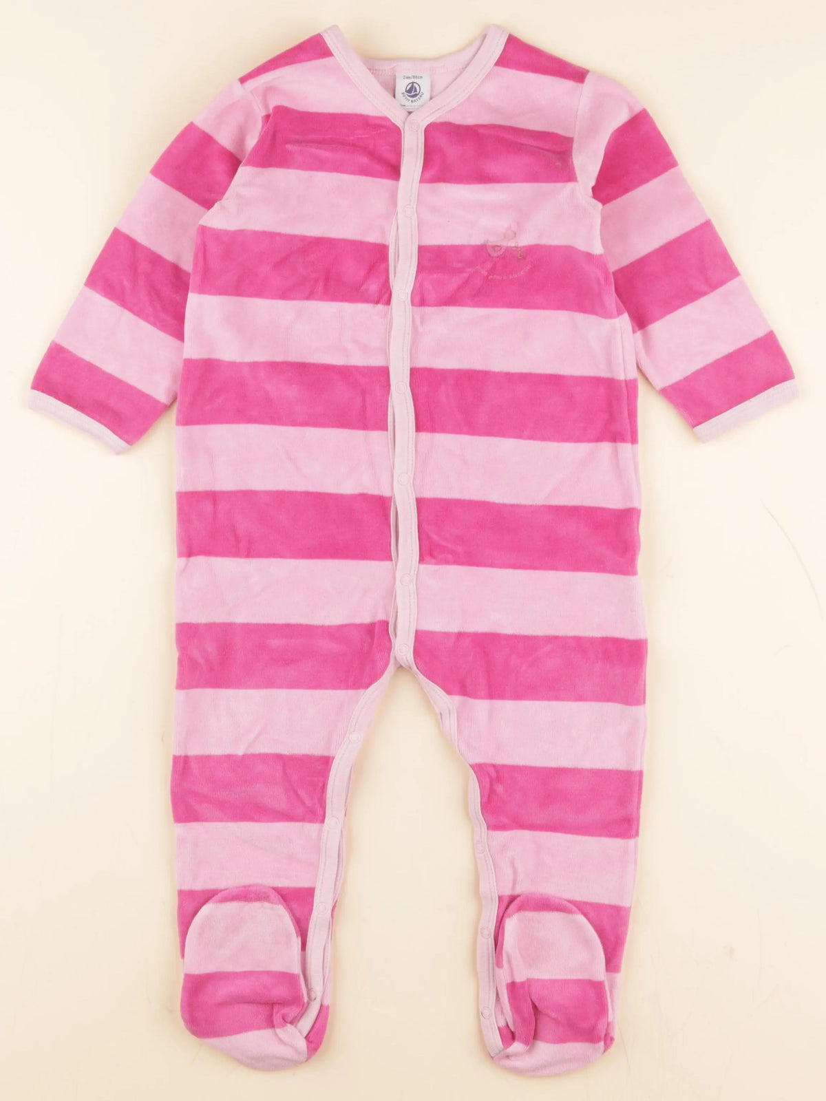 Pyjama velours rose
