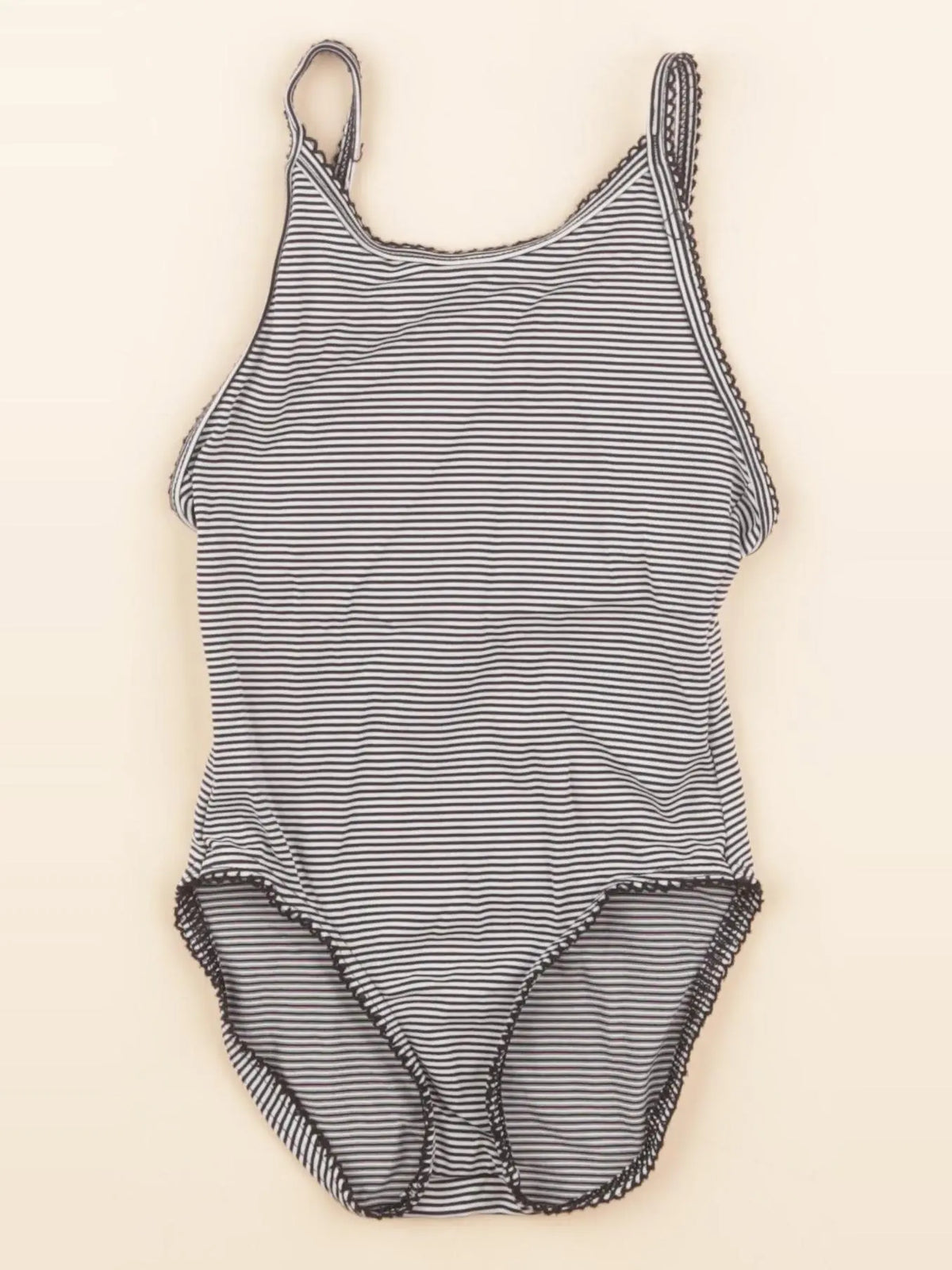 Maillot de bain bleu, blanc
