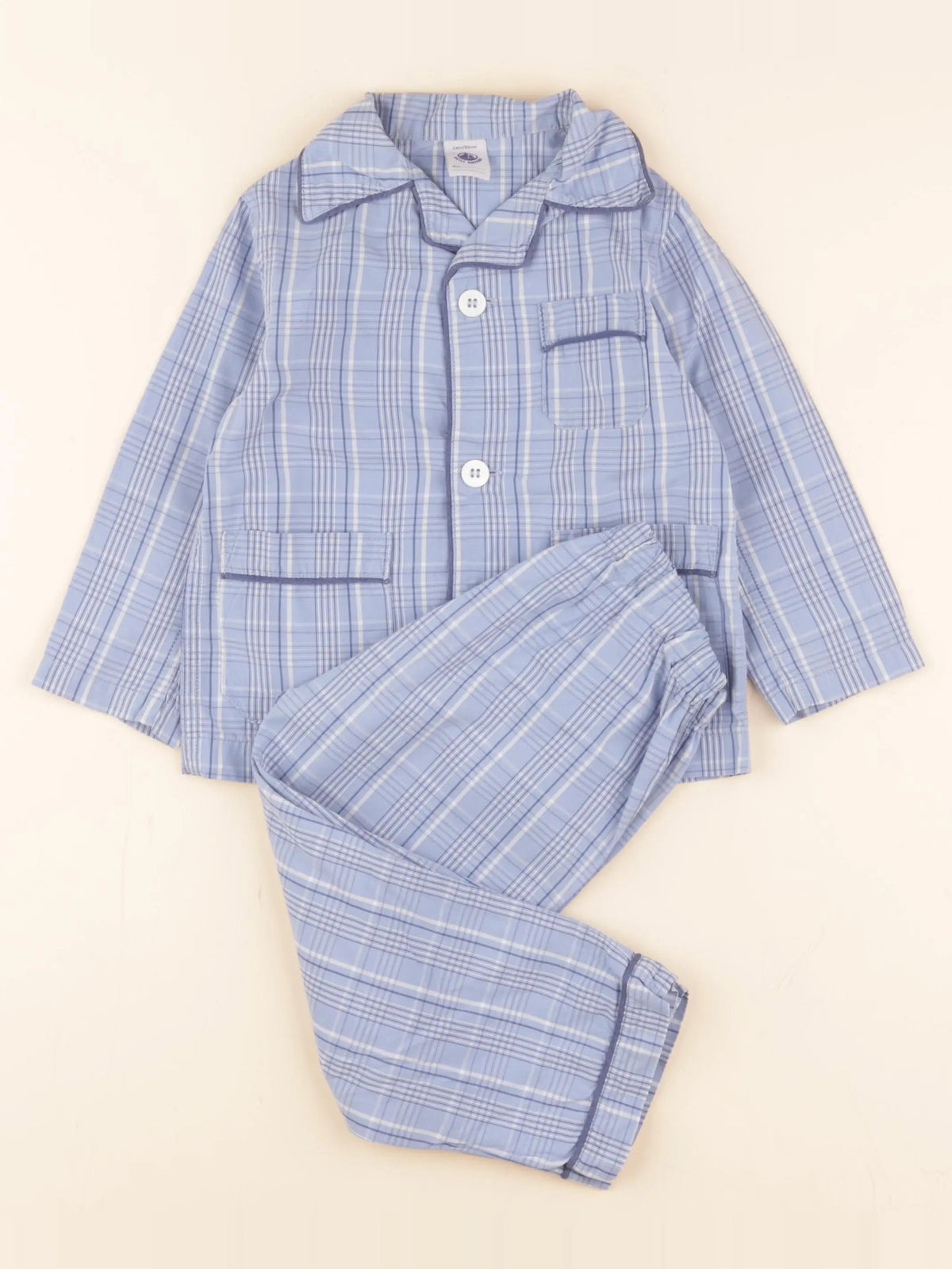 Pyjama coton bleu