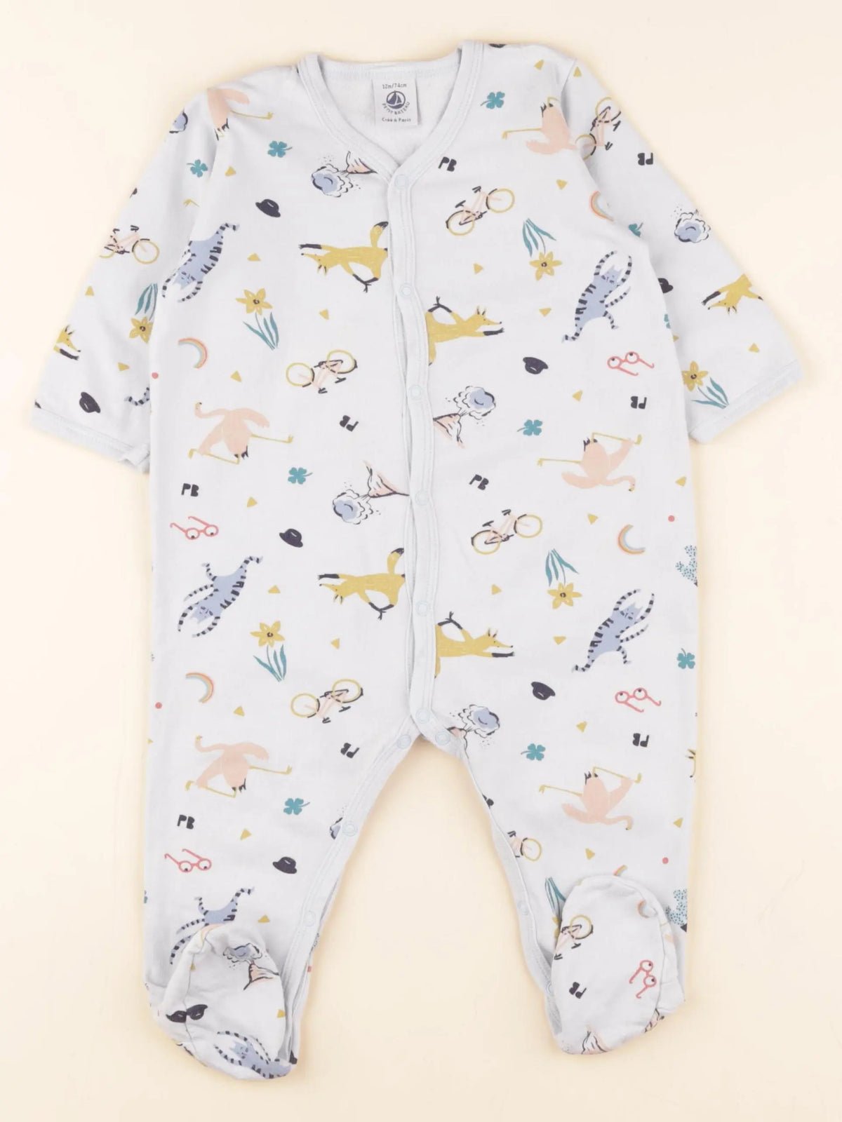 Pyjama coton bleu