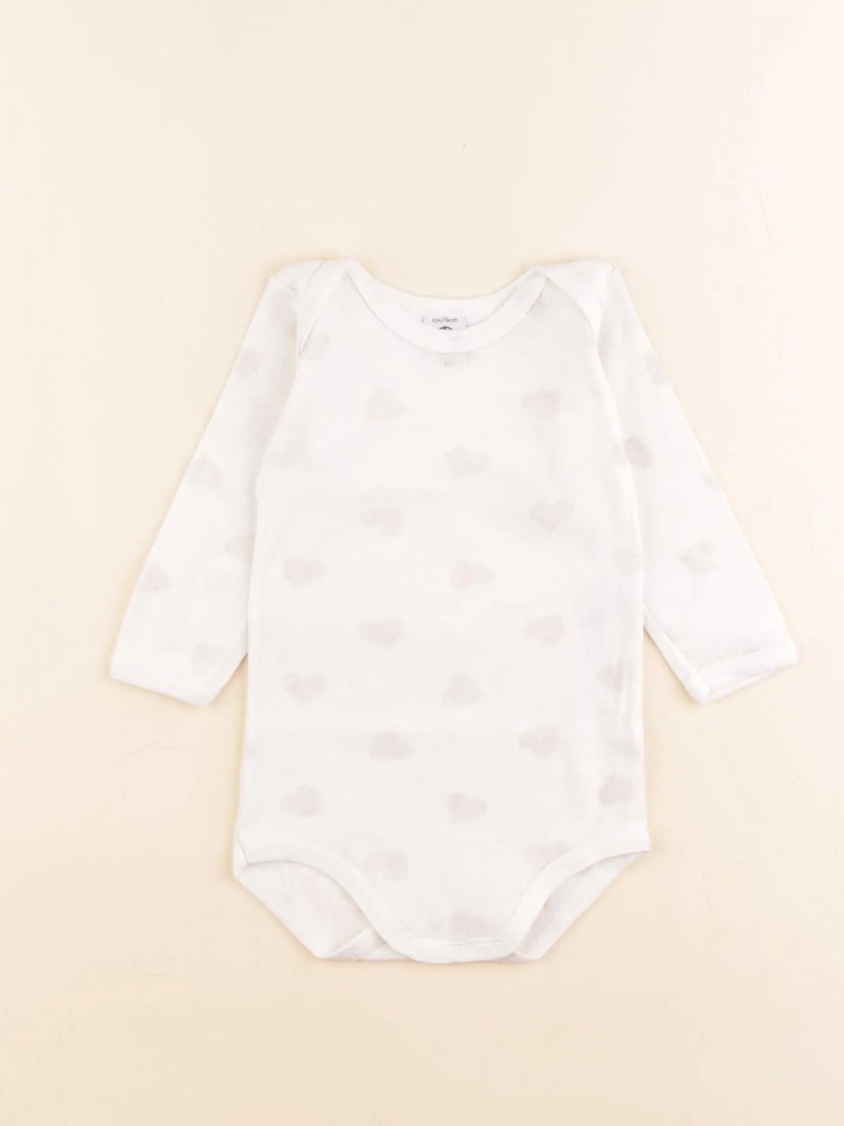 Petit Bateau - body blanc - 12 mois