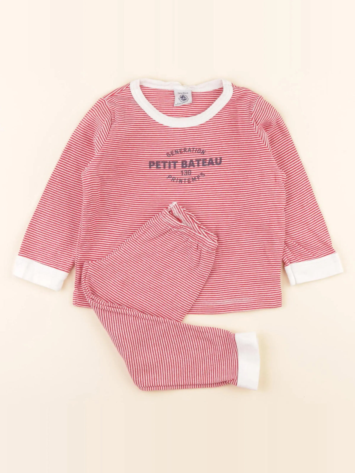 Pyjama coton rouge