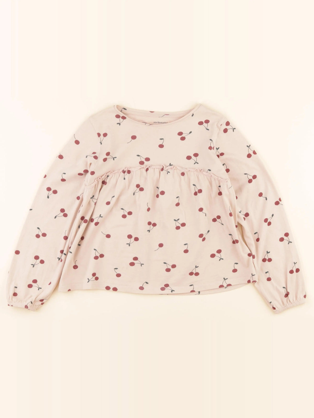 Vertbaudet - tee-shirt rose - 8 ans