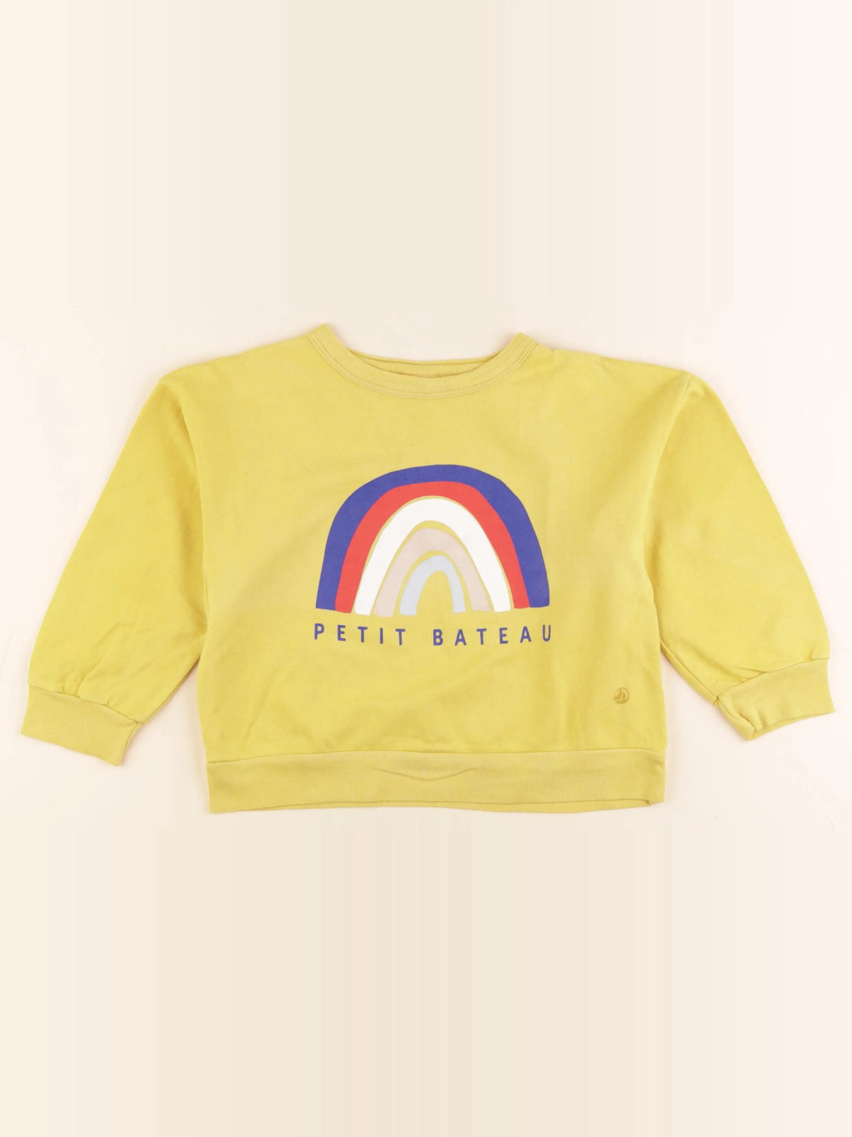 Petit Bateau - tee-shirt jaune - 5 ans