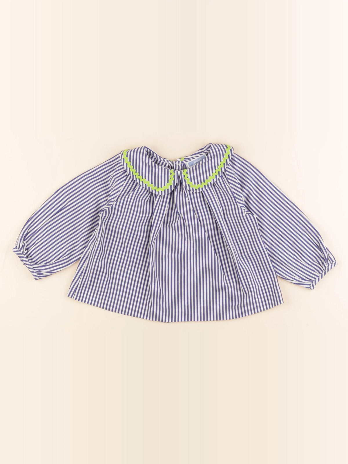 Jacadi - blouse bleu - 24 mois