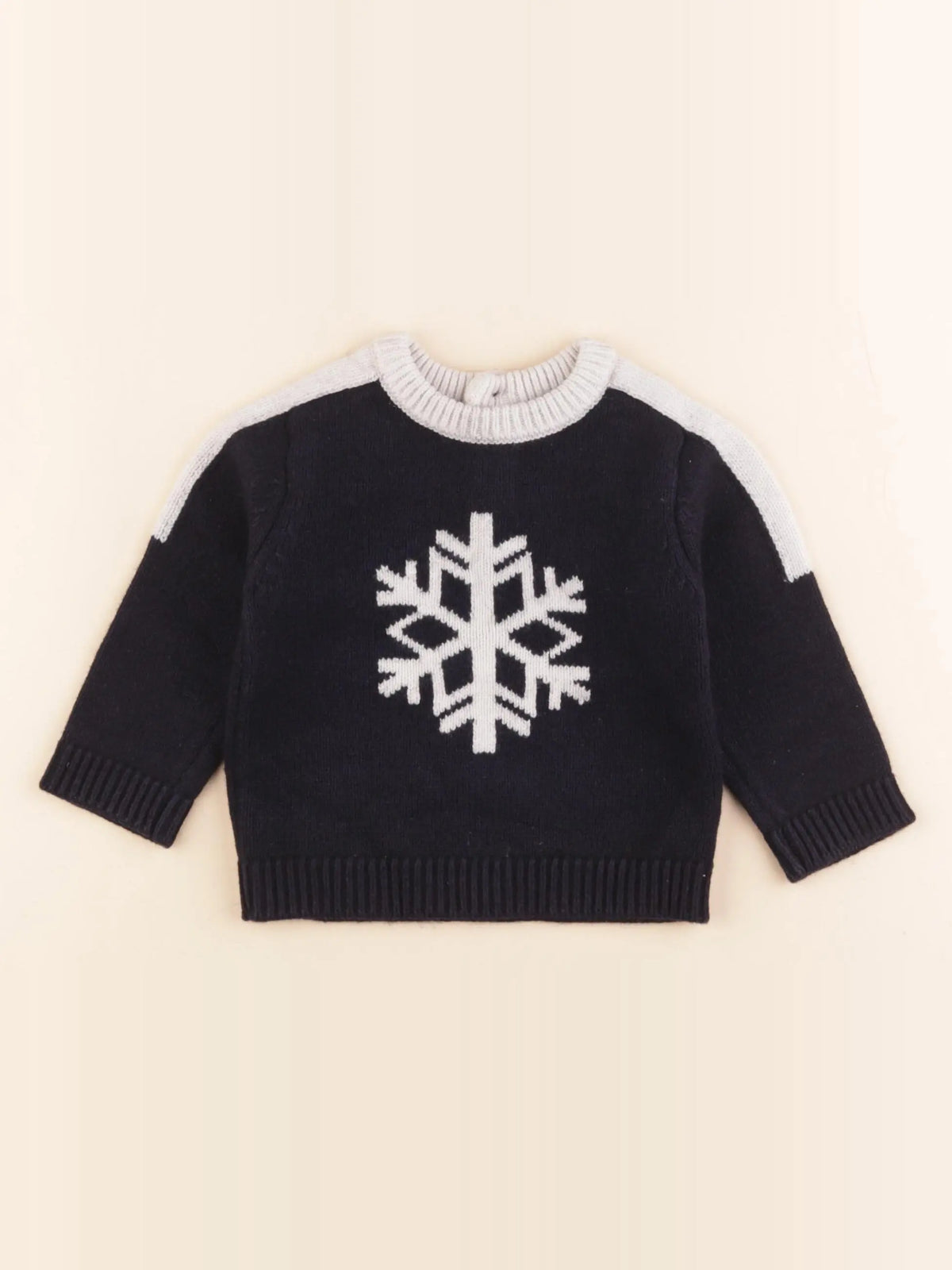 Jacadi - pull bleu - 12 mois