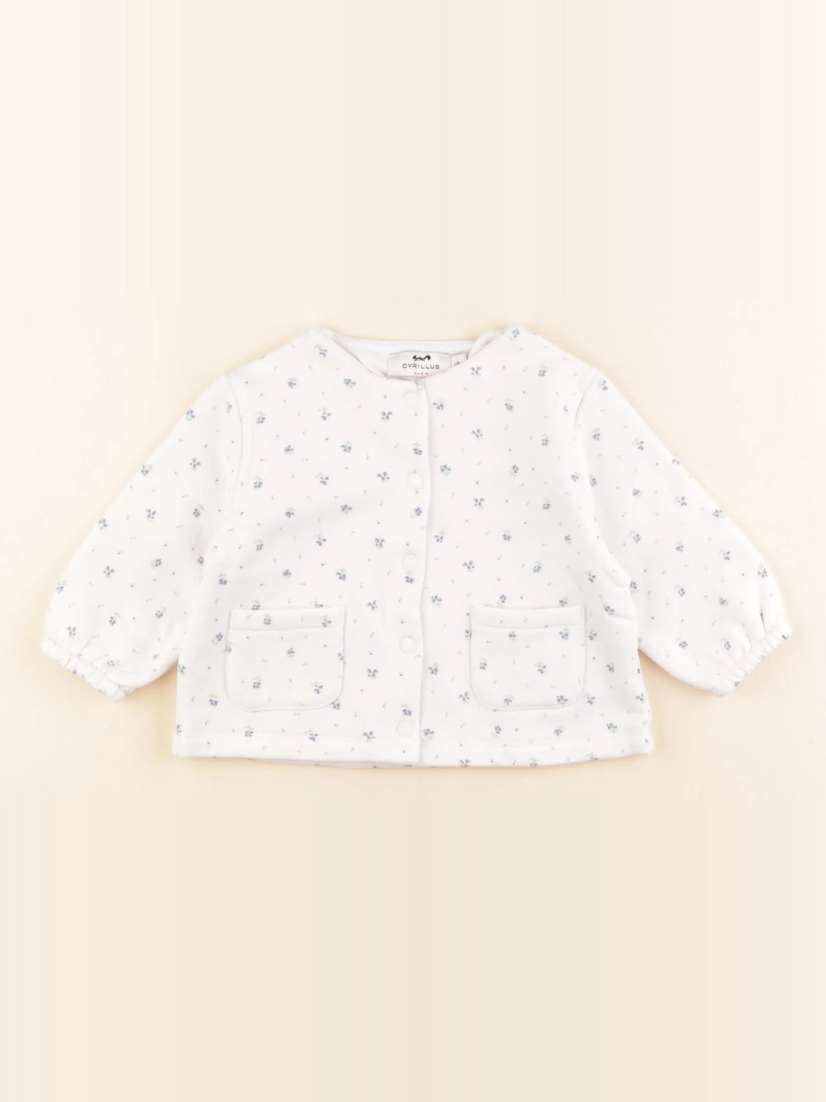 Cyrillus - sweat blanc - 12 mois