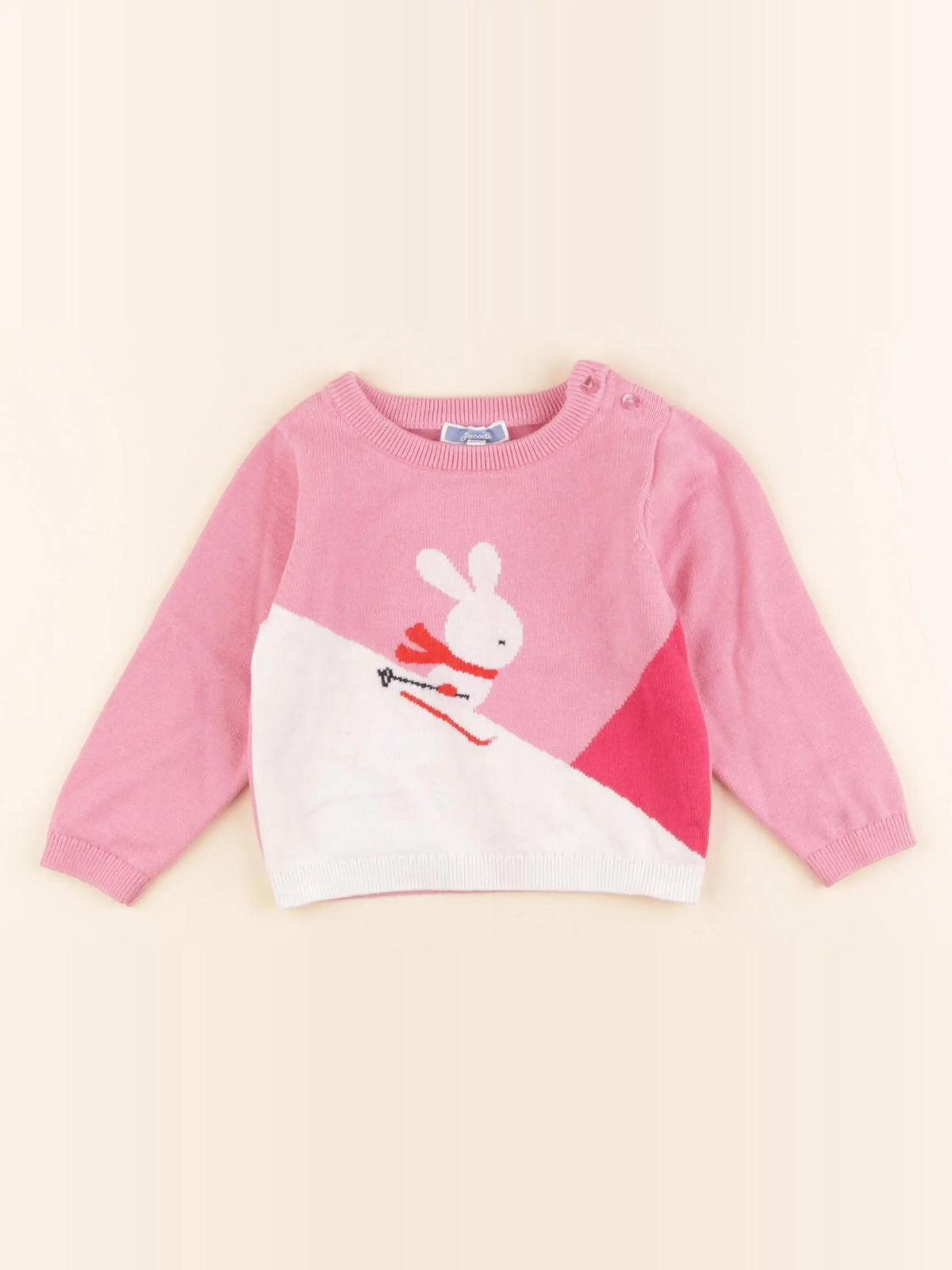 Jacadi - pull rose - 24 mois