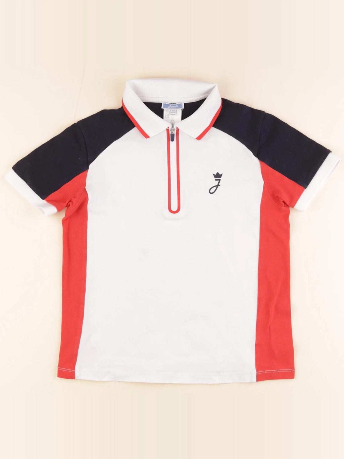 Jacadi - polo blanc - 10 ans