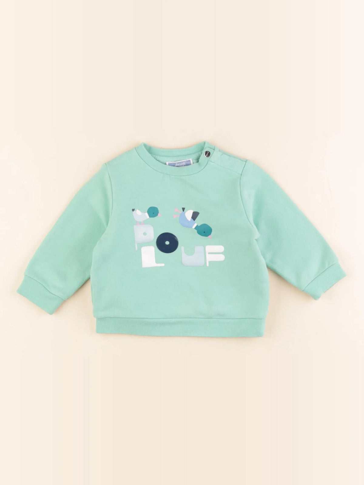 Jacadi - sweat vert - 12 mois