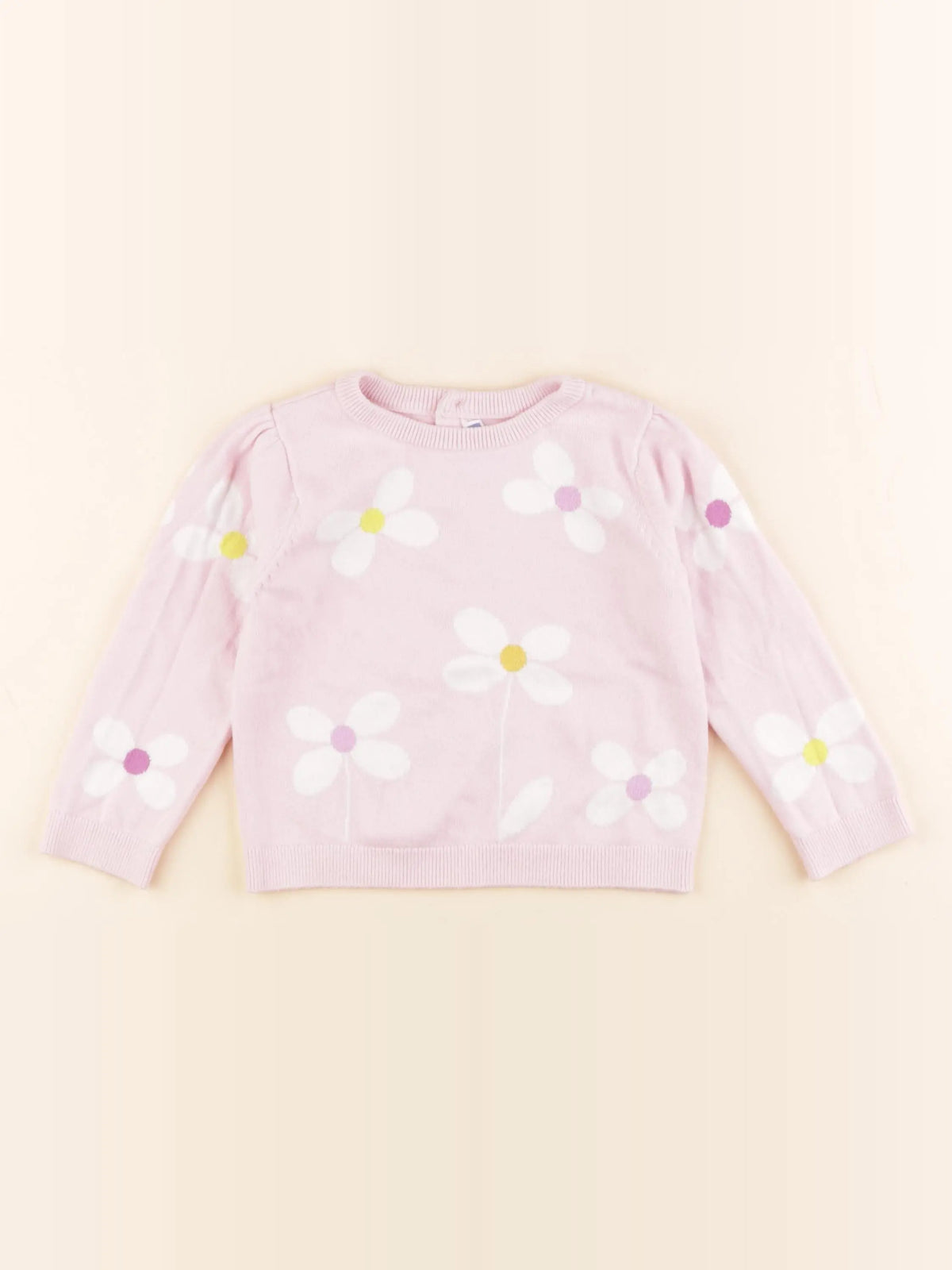 Jacadi - pull rose - 24 mois