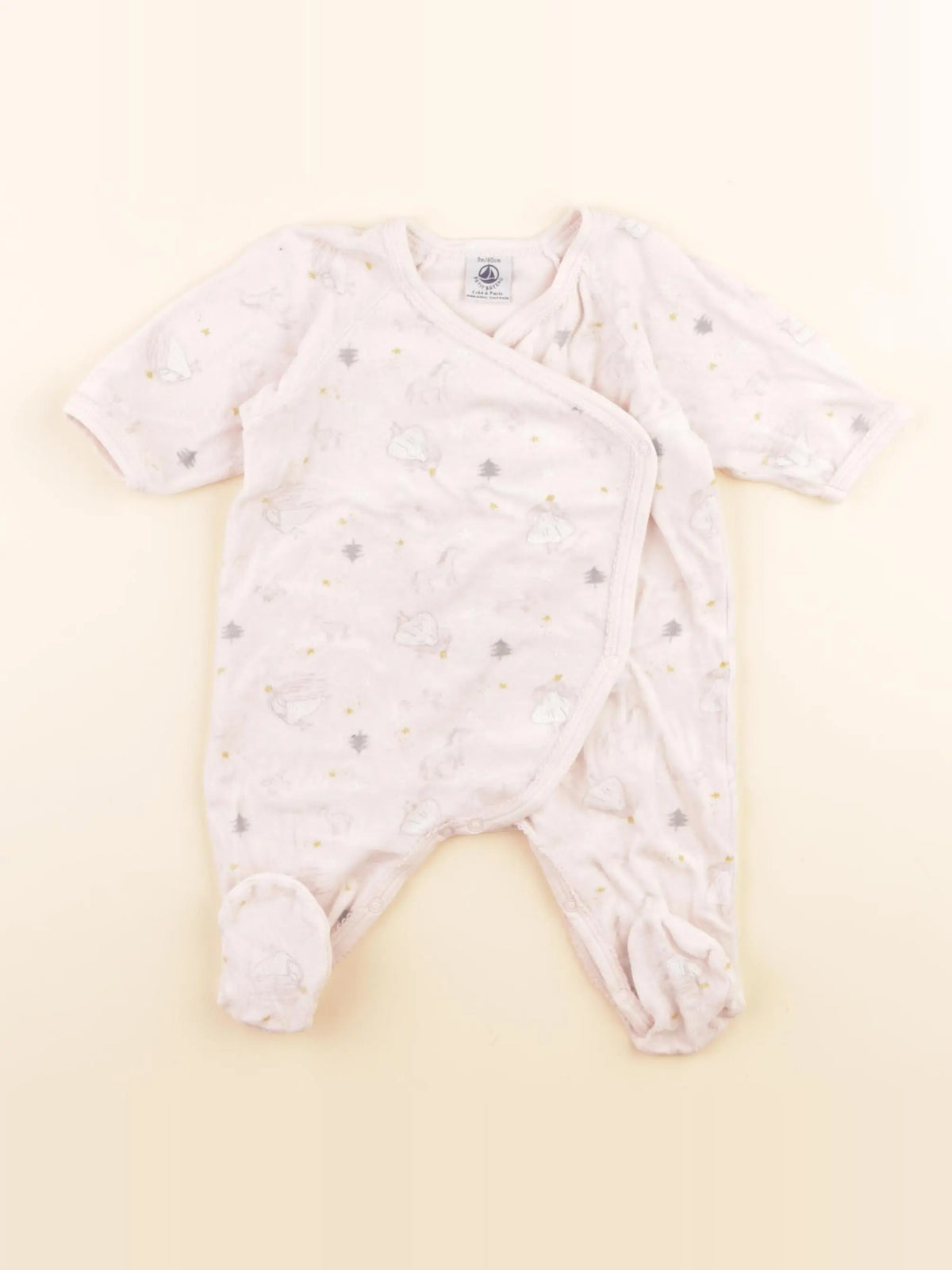 Pyjama velours rose