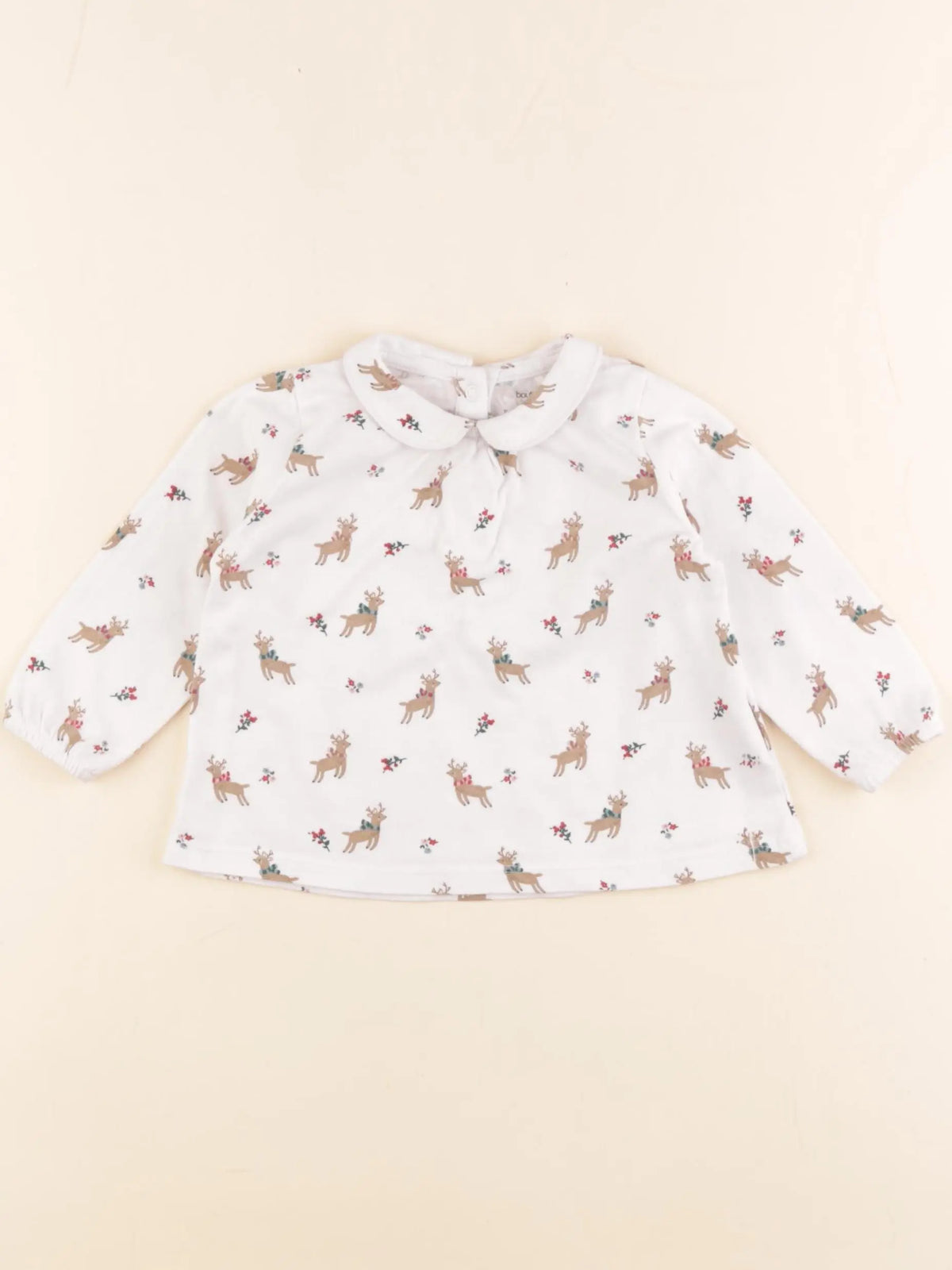 Boutchou - tee-shirt blanc - 9 mois