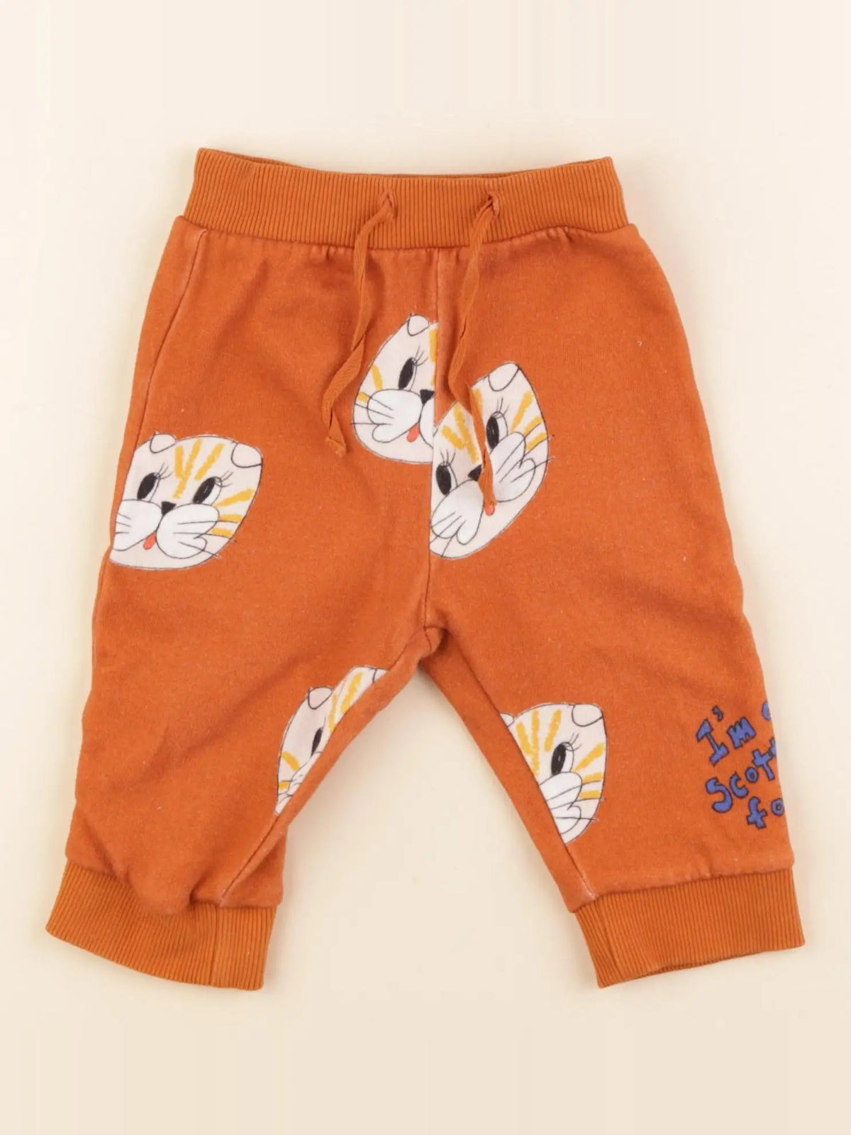 Wander & Wonder - jogging orange - 6/12 mois