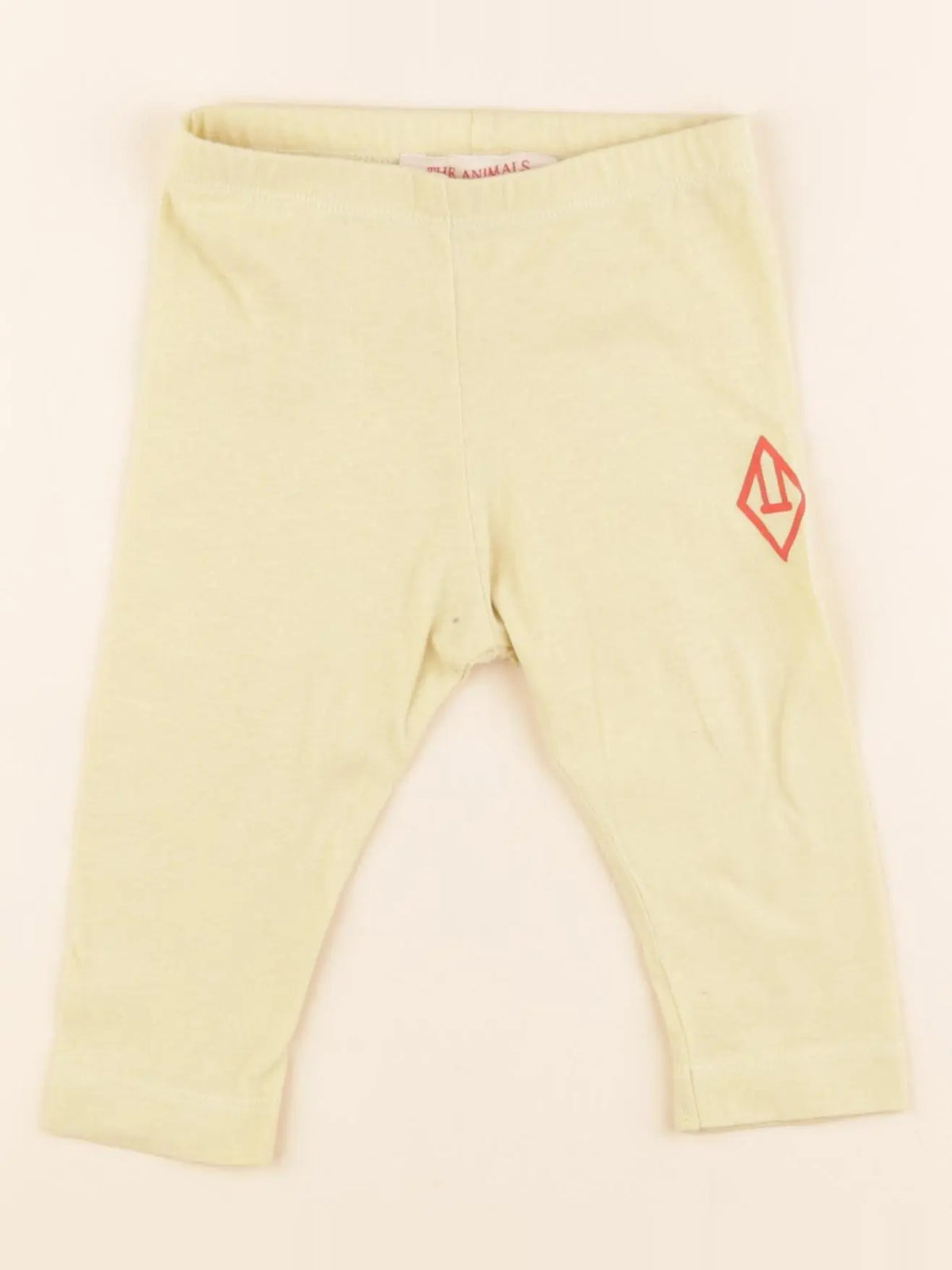 The animals observatory - legging jaune - 6 mois