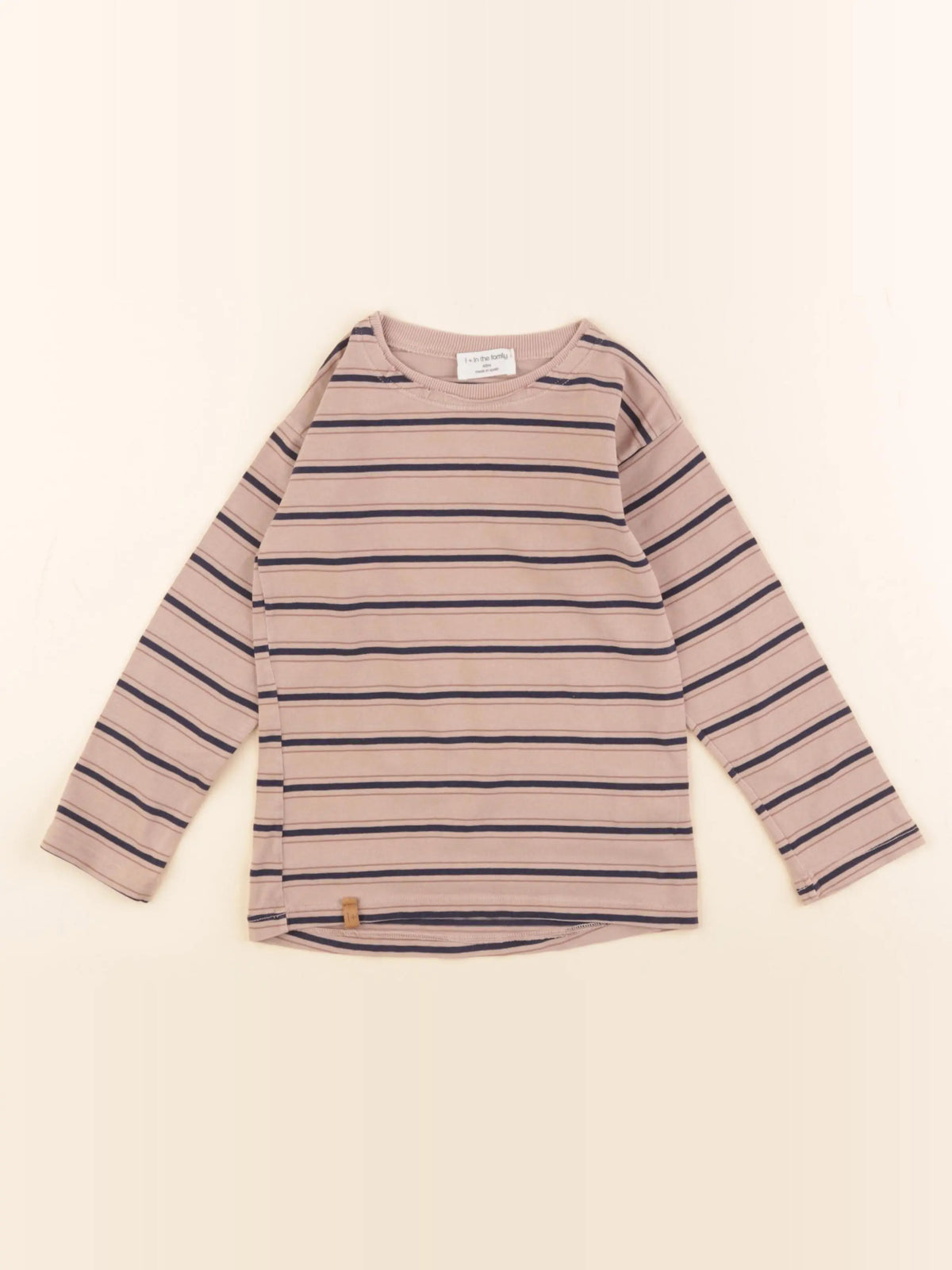 1+ In the family - tee-shirt marron - 4 ans