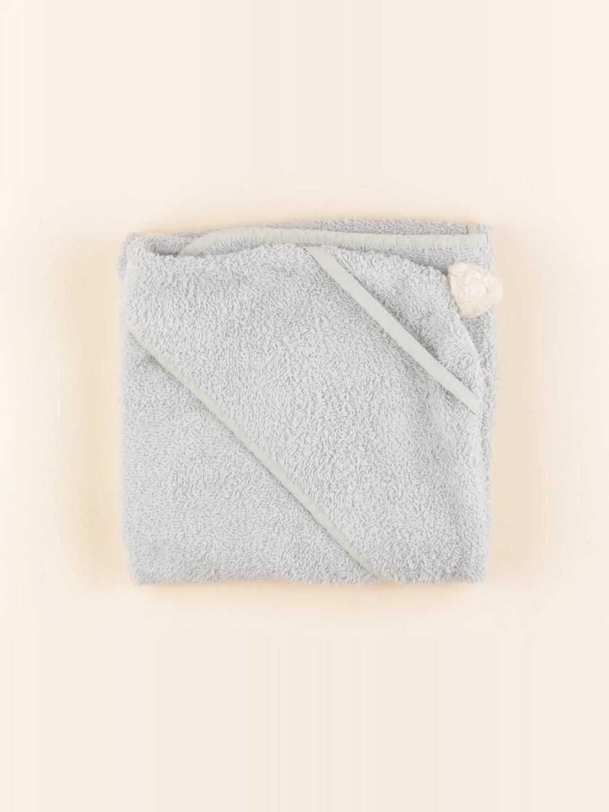 Nobodinoz - cape de bain bleu - 3/12 mois