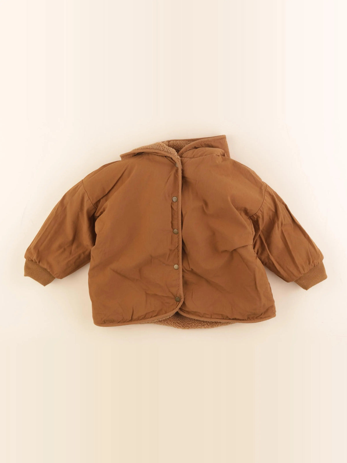 Gamin gamine - veste réversible marron - 2 ans