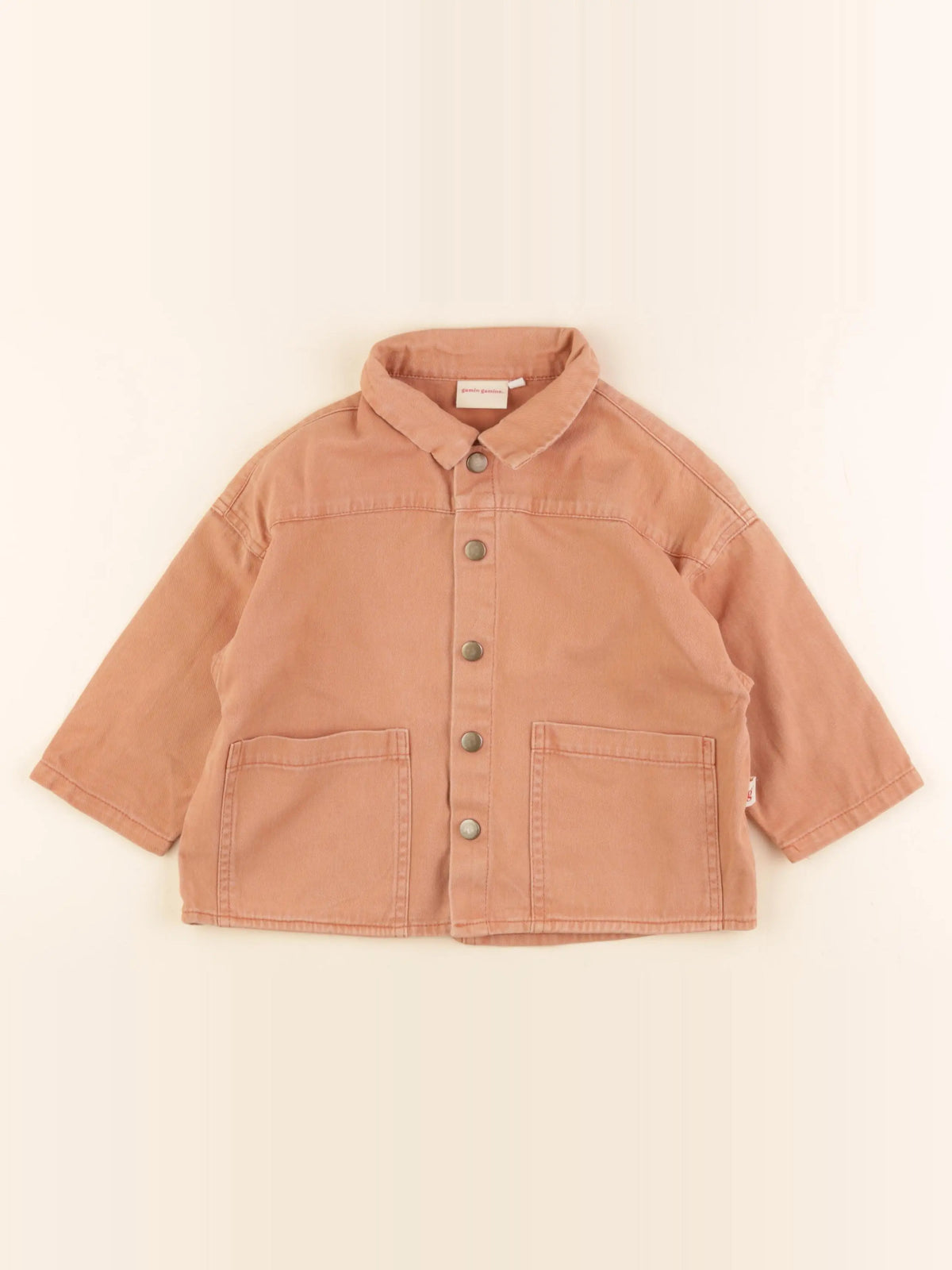 Gamin gamine - veste orange - 2 ans