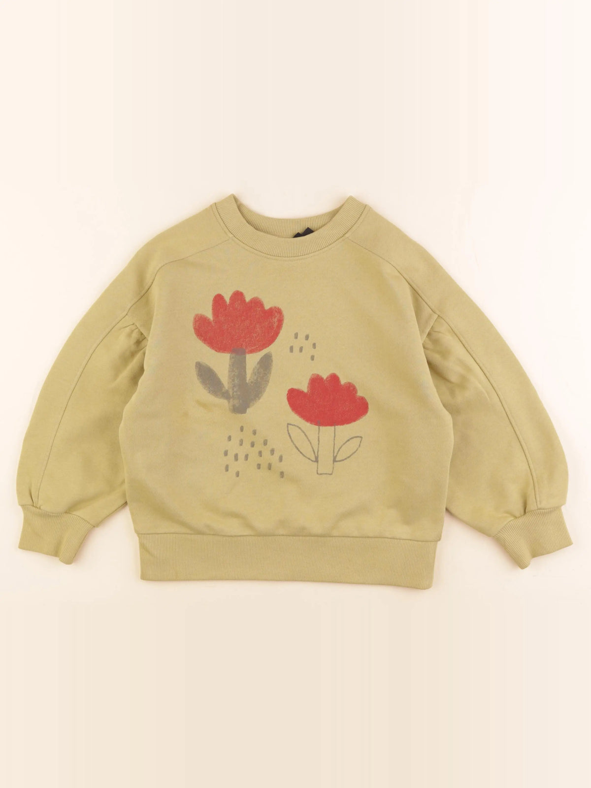 Monoprix - sweat vert - 8 ans