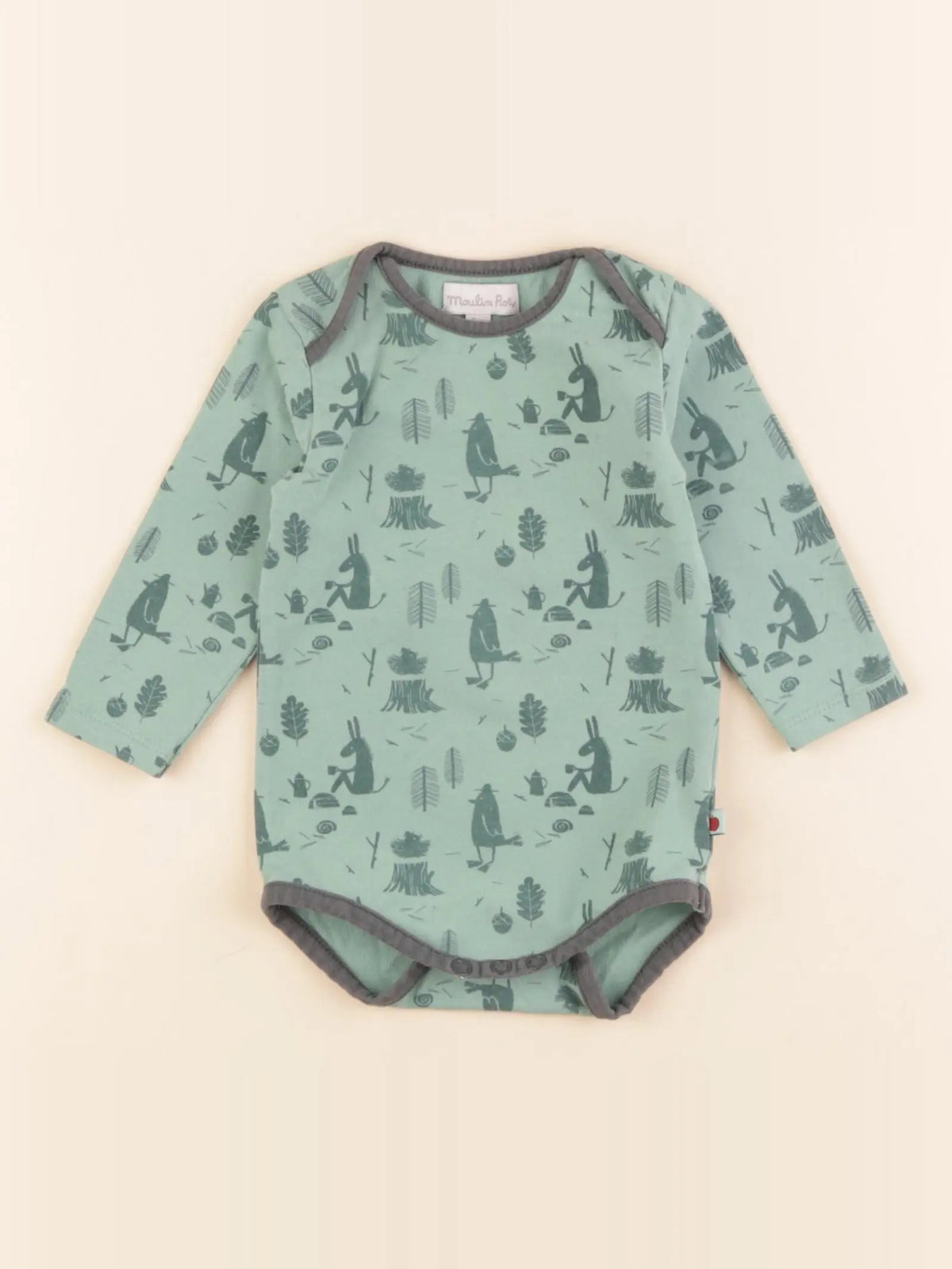 Moulin Roty - body vert - 6 mois