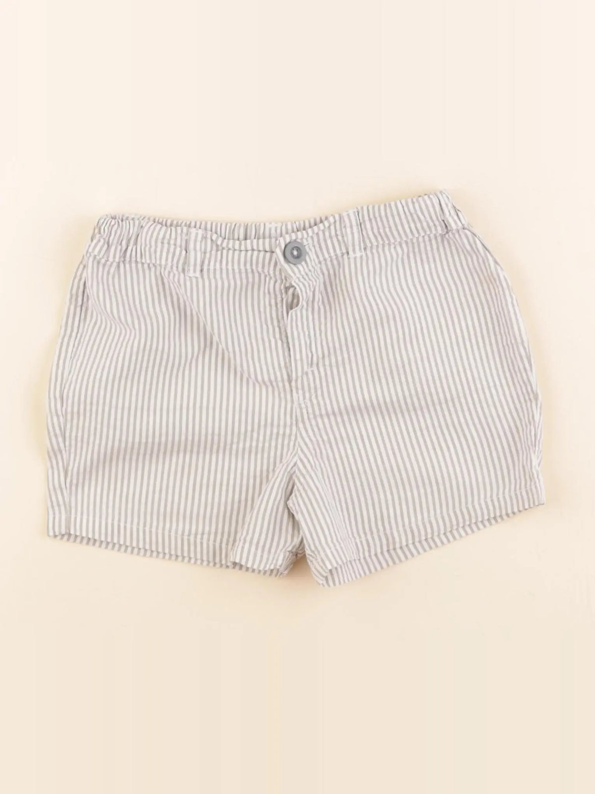 Petit Bateau - short blanc, vert - 3 ans