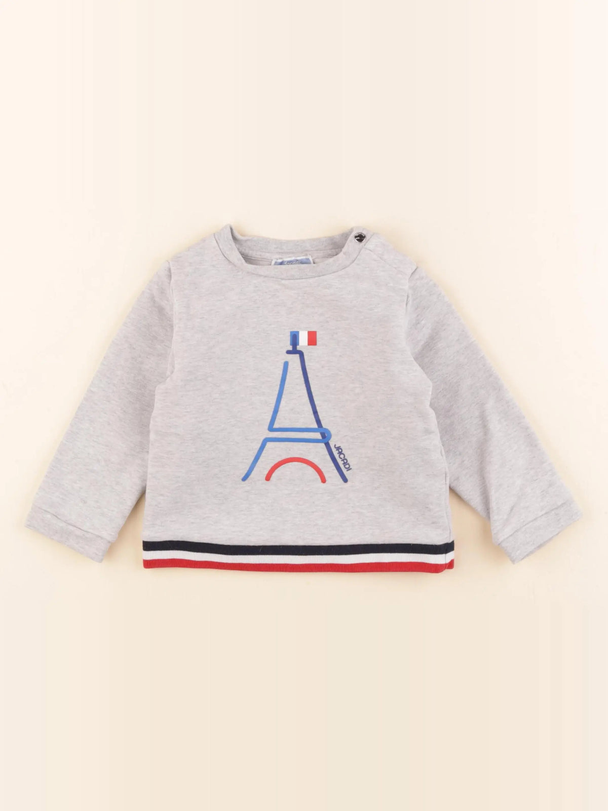 Jacadi - sweat gris - 2 ans