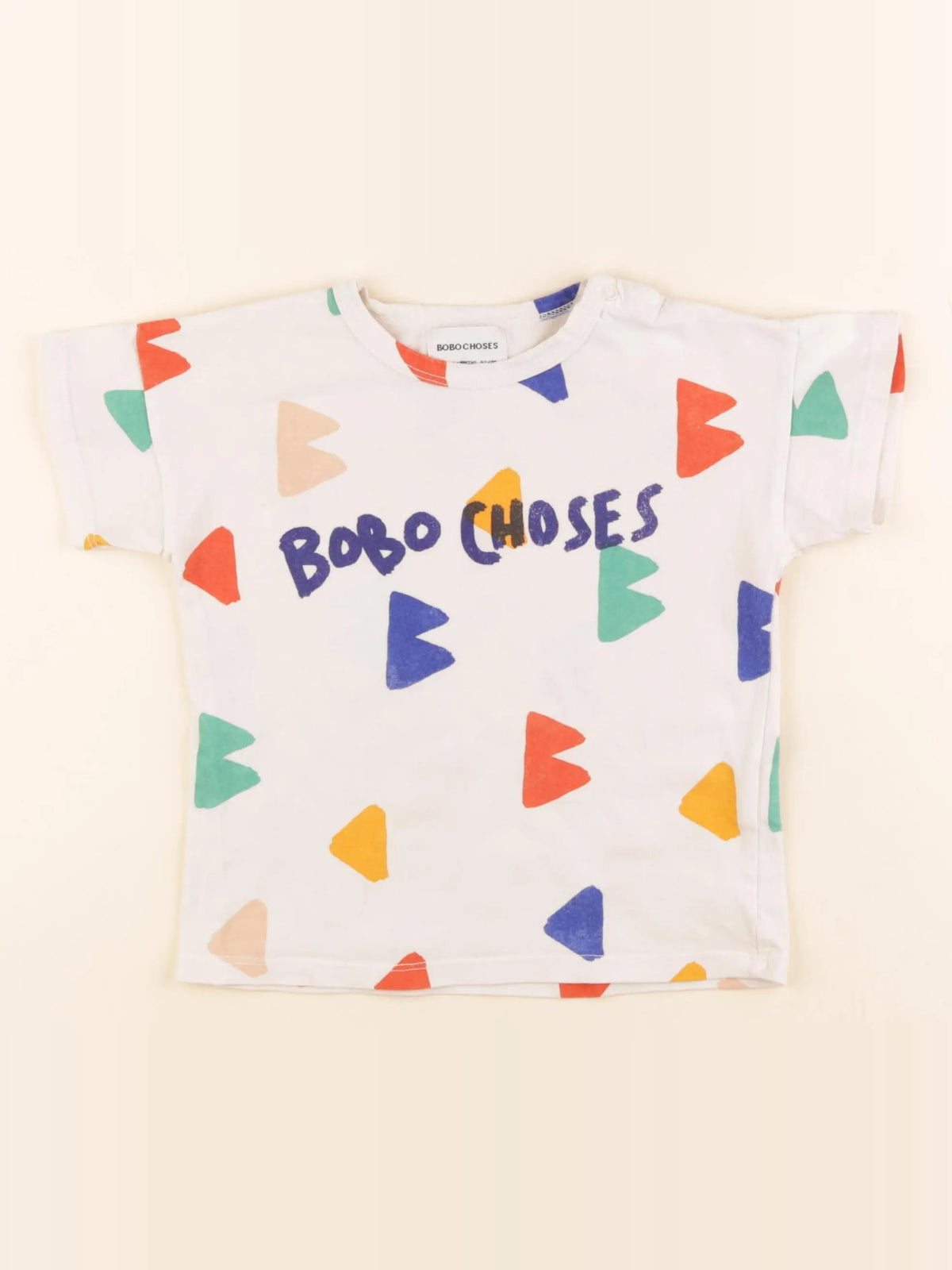 Bobo Choses - tee-shirt beige - 2/3 ans