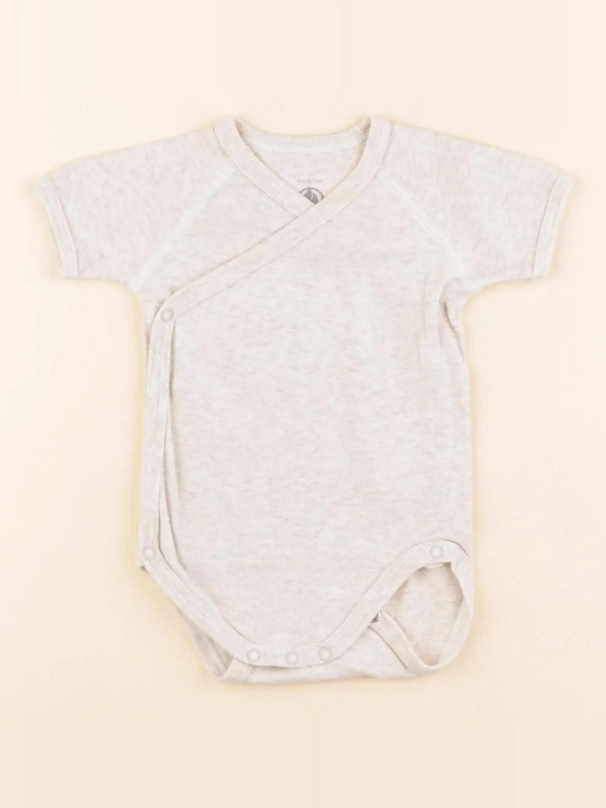 Petit Bateau - body beige - 6 mois