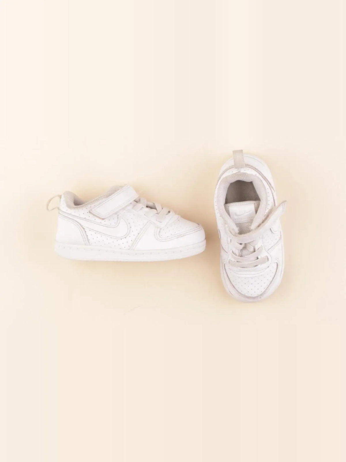 Nike - tennis à scratch/ lacets blanc - pointure 22
