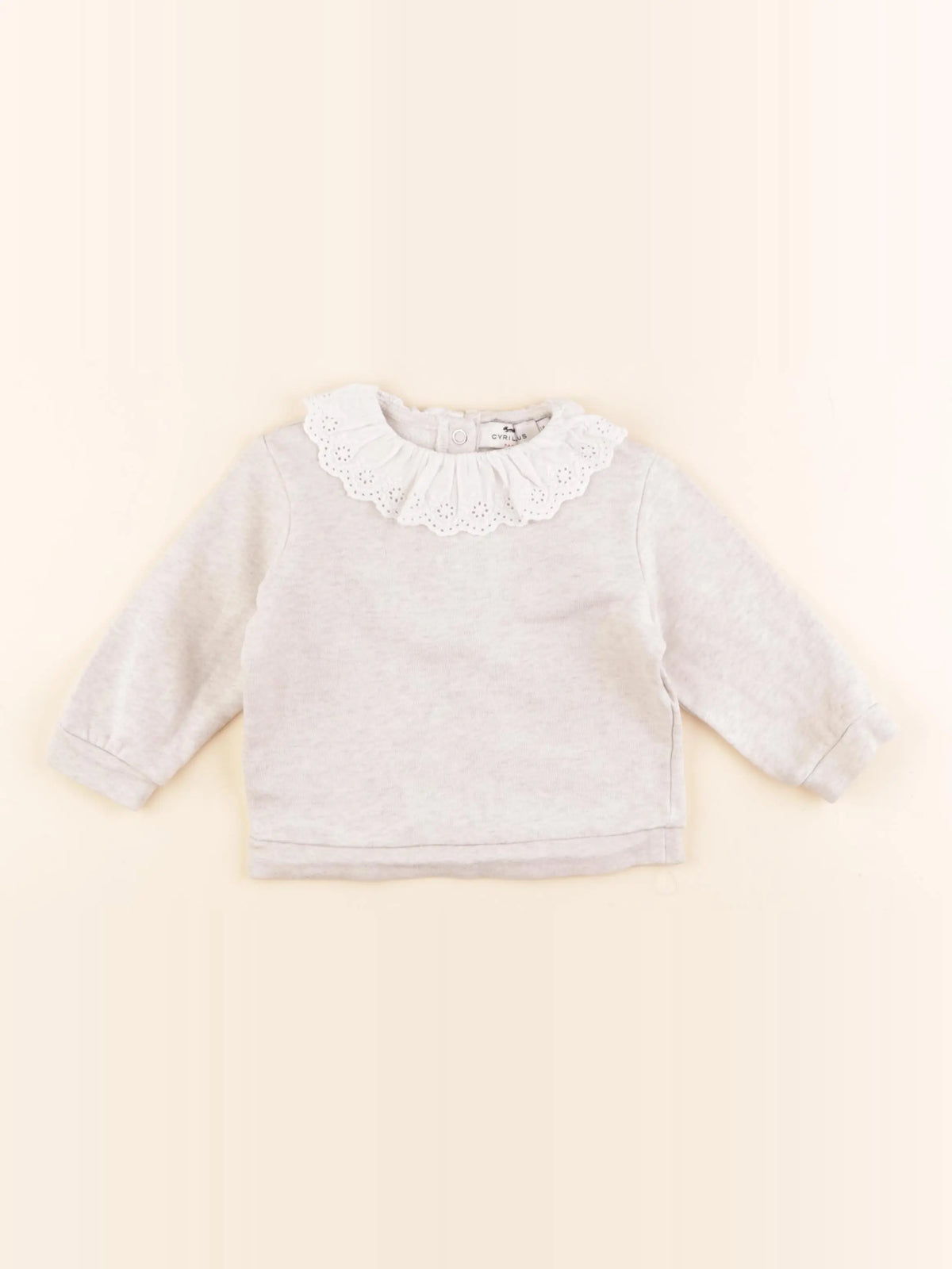 Cyrillus - sweat beige - 18 mois