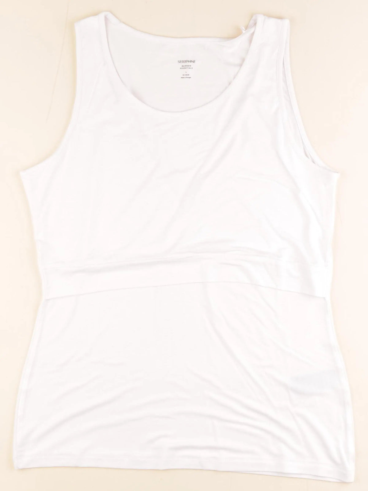 Seraphine - débardeur grossesse, allaitement blanc - XL