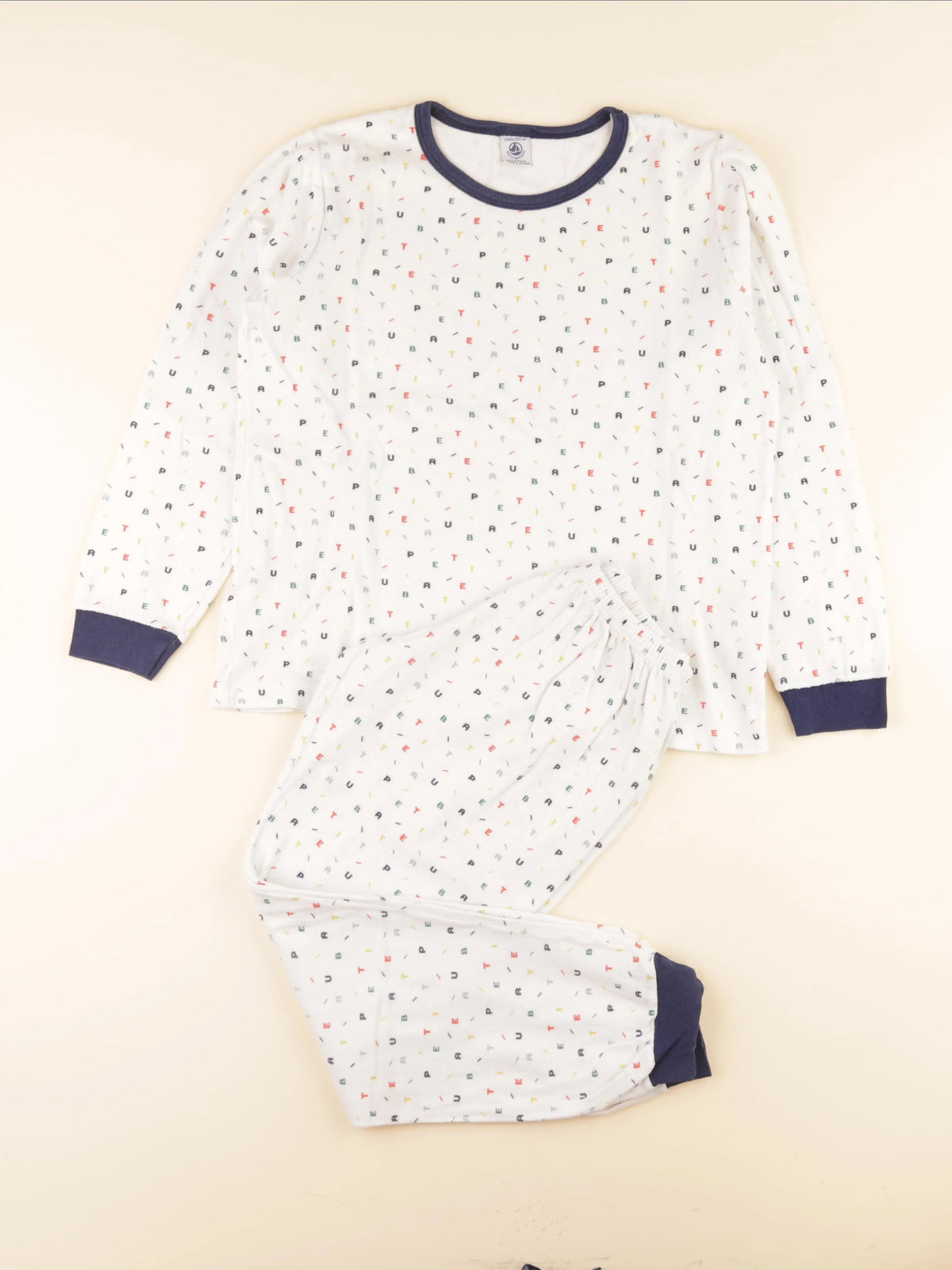 Pyjama velours multicolore