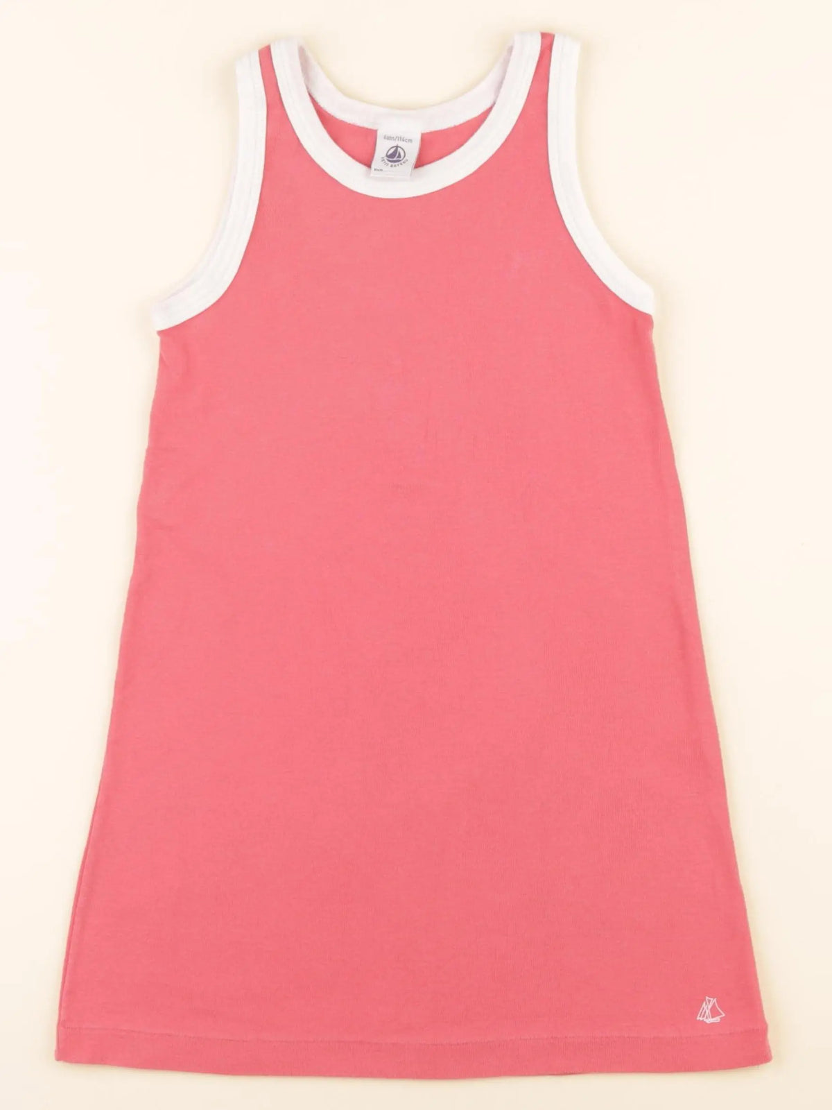 Chemise de nuit coton rose