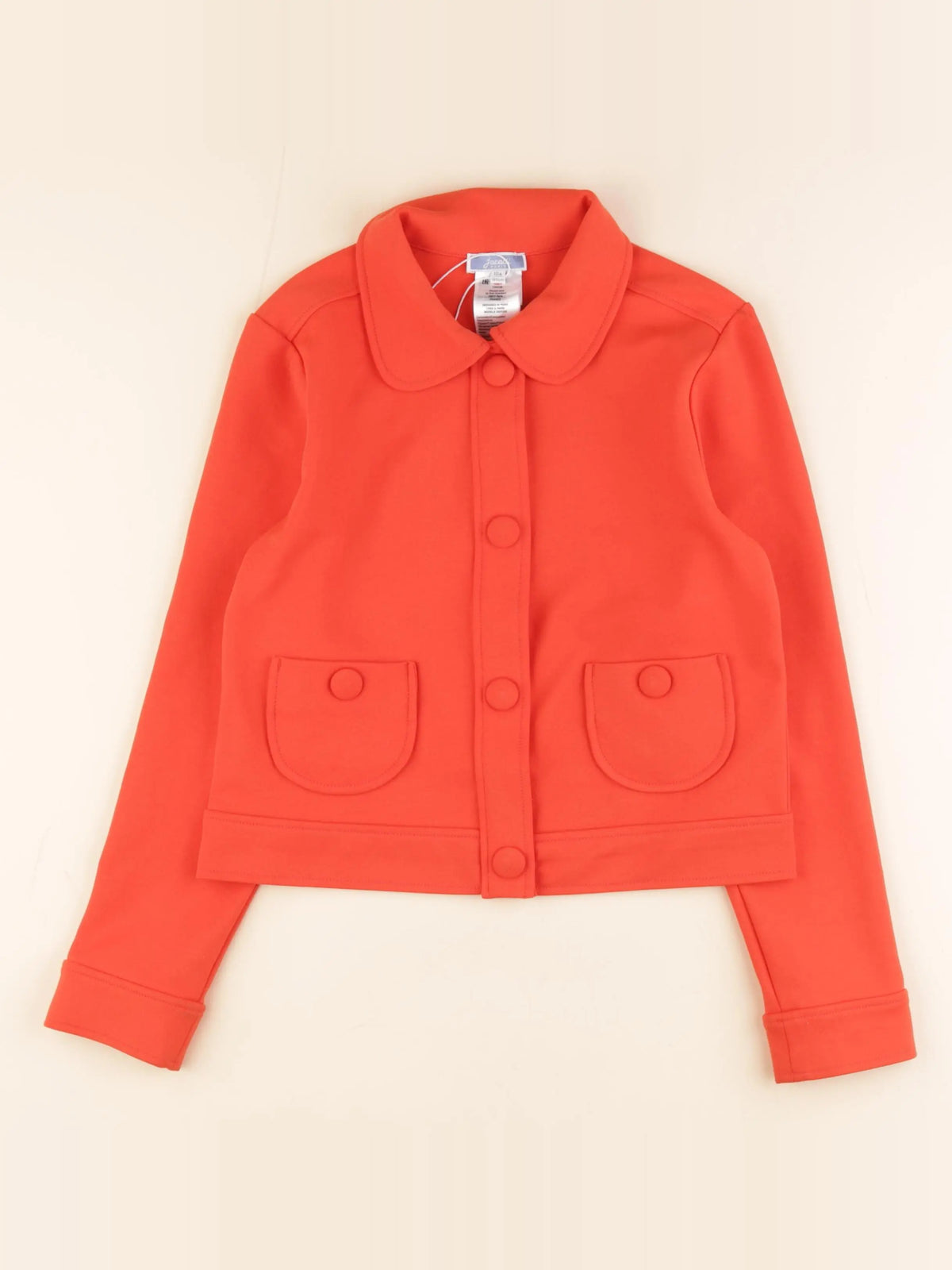 Jacadi - veste orange - 10 ans