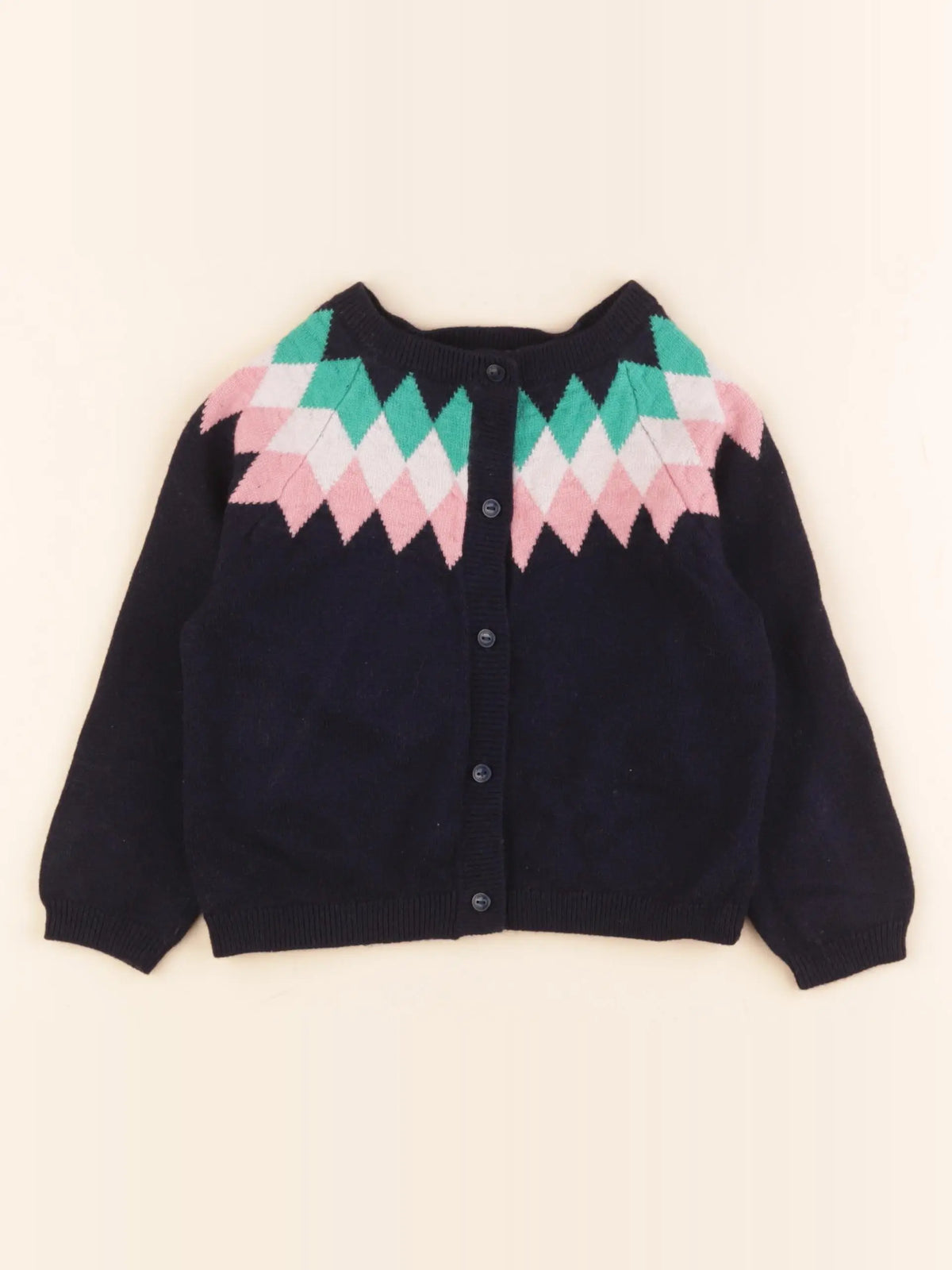 Jacadi - gilet bleu - 3 ans
