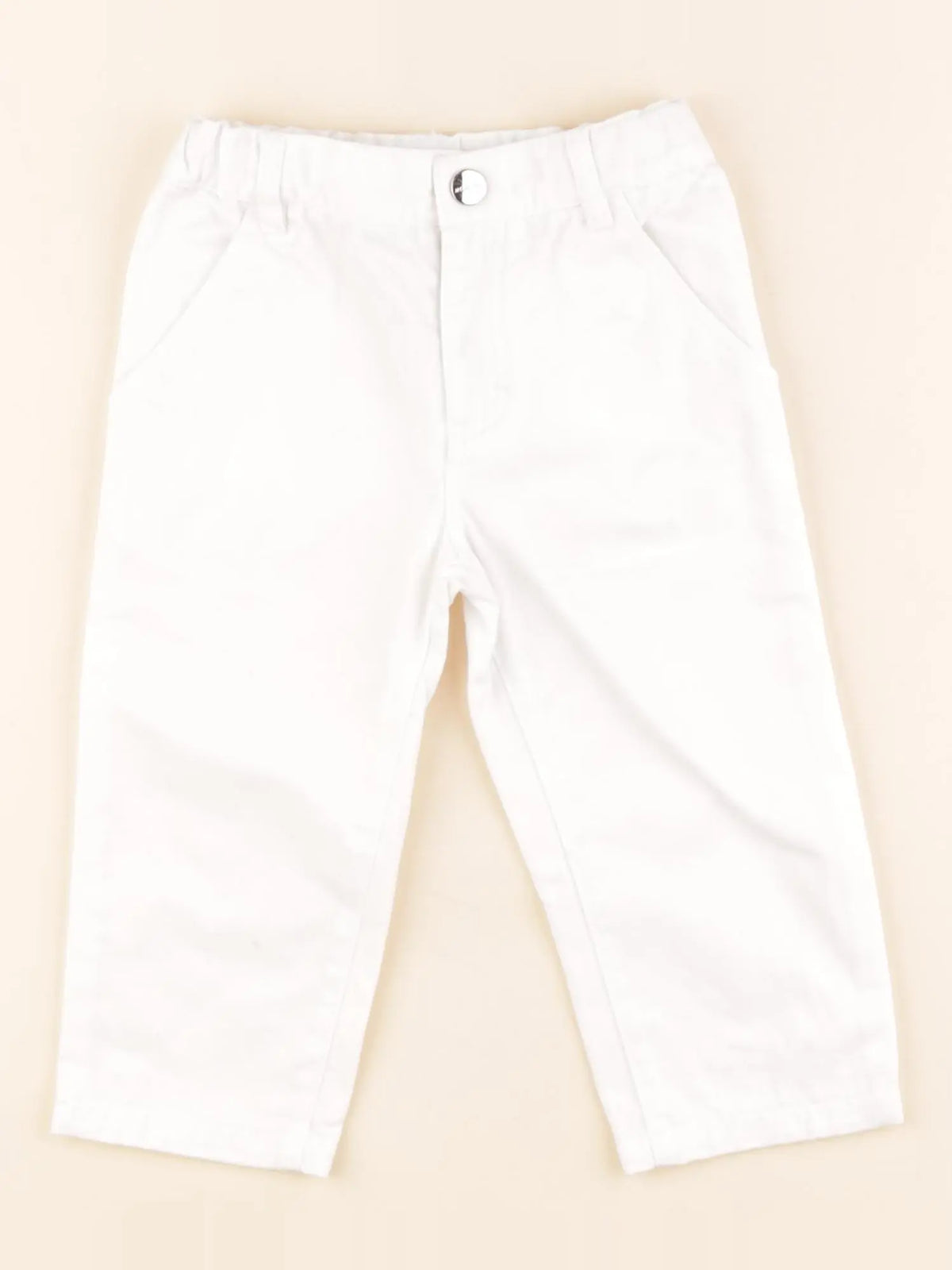 Jacadi - pantalon blanc - 18 mois