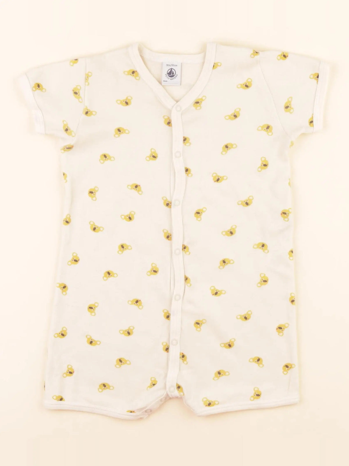 Pyjama coton jaune