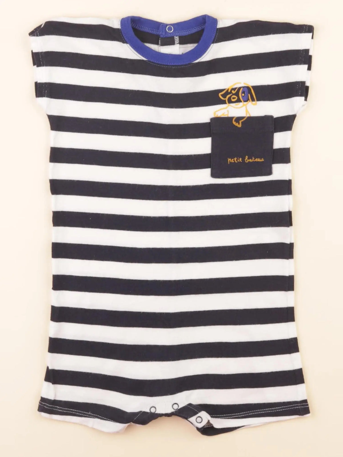 Combinaison bleu, blanc