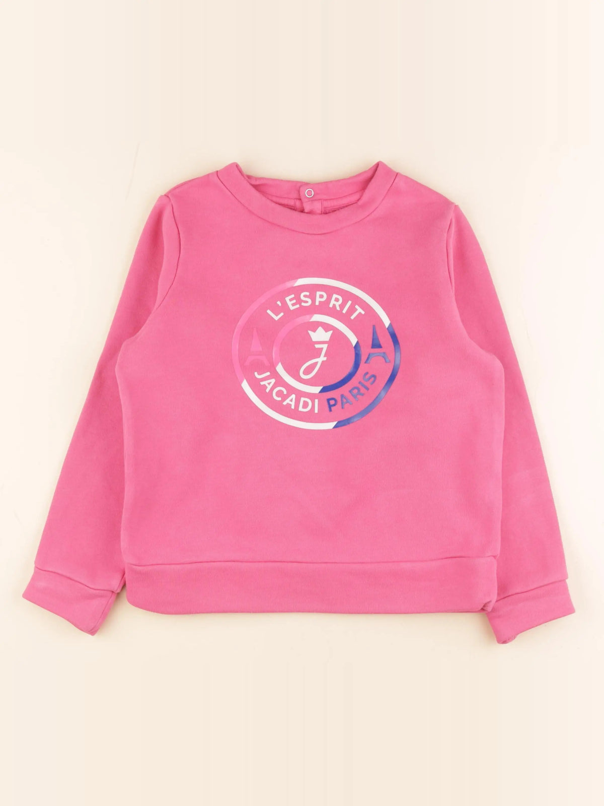 Jacadi - sweat rose - 8 ans