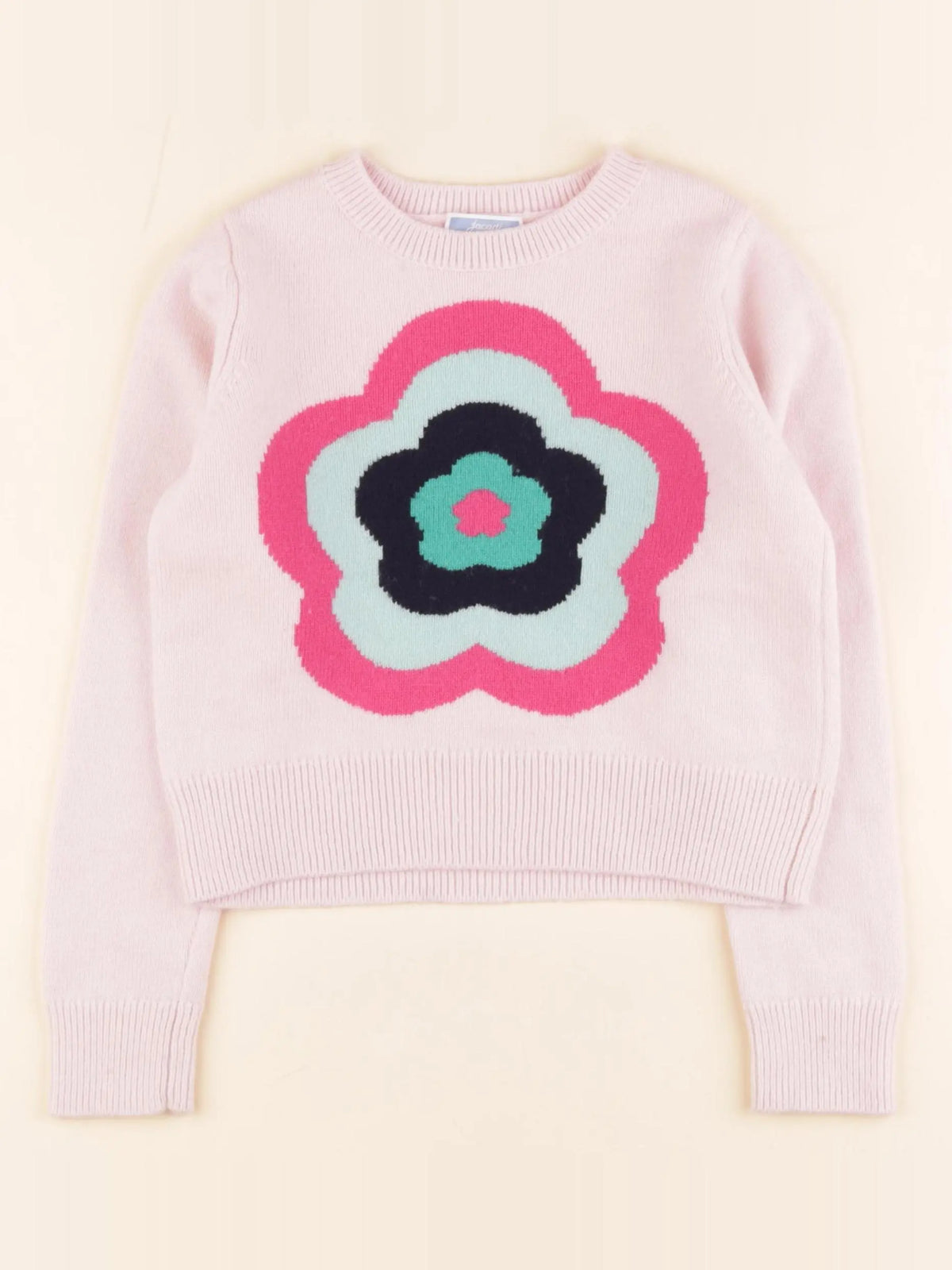Jacadi - pull rose - 8 ans