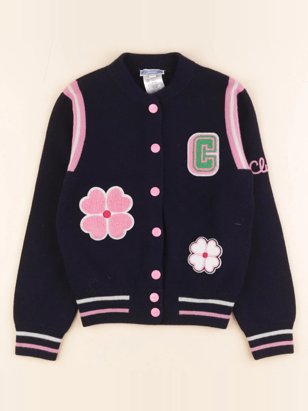 Jacadi - veste bleu, rose - 8 ans