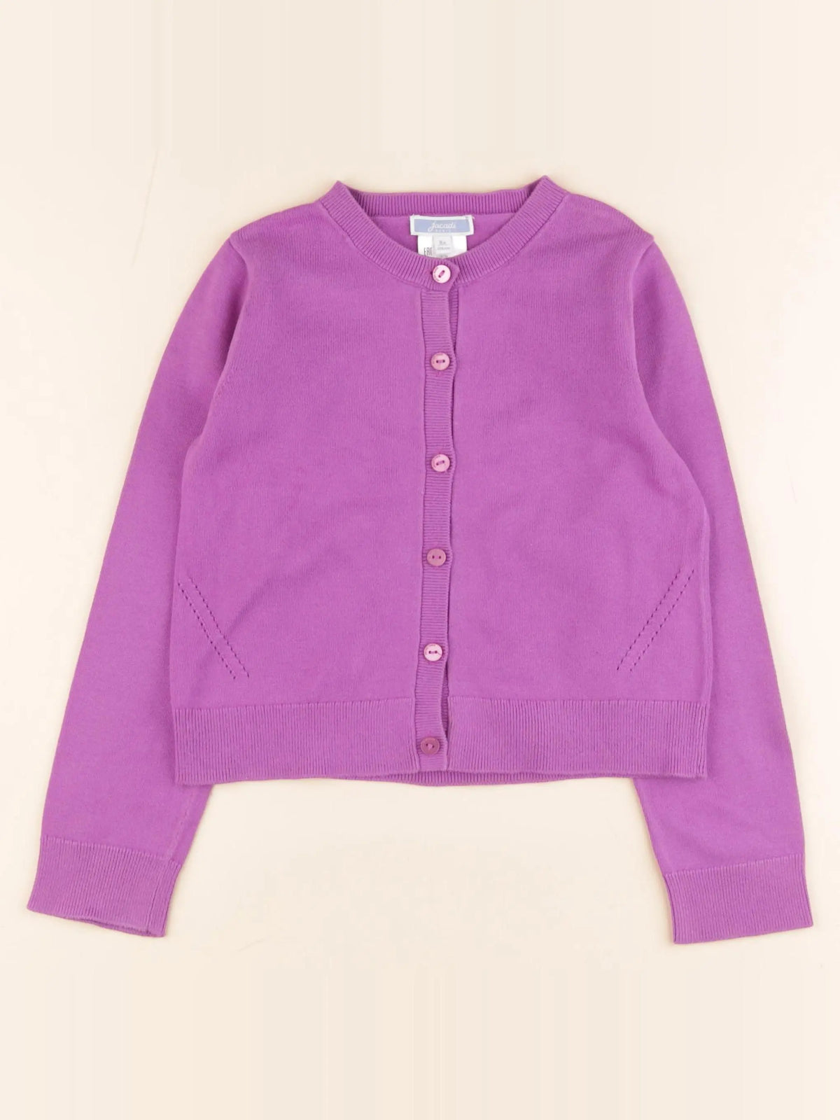 Jacadi - gilet violet - 8 ans