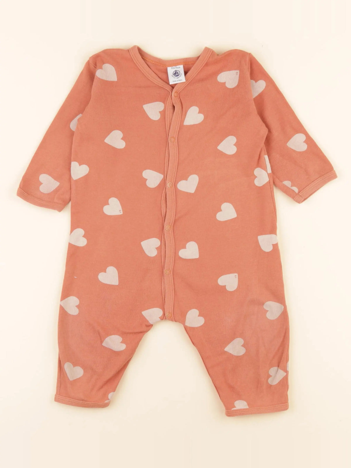 Pyjama coton orange