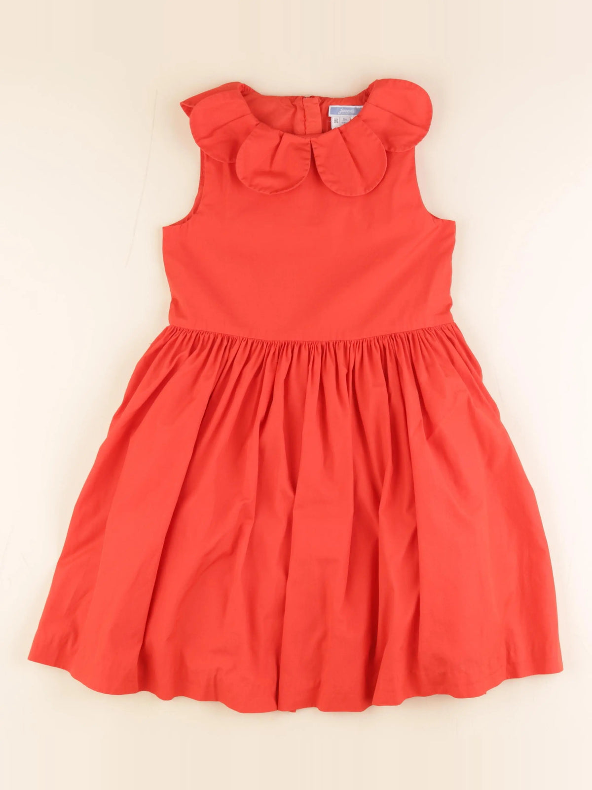 Jacadi - robe orange - 8 ans