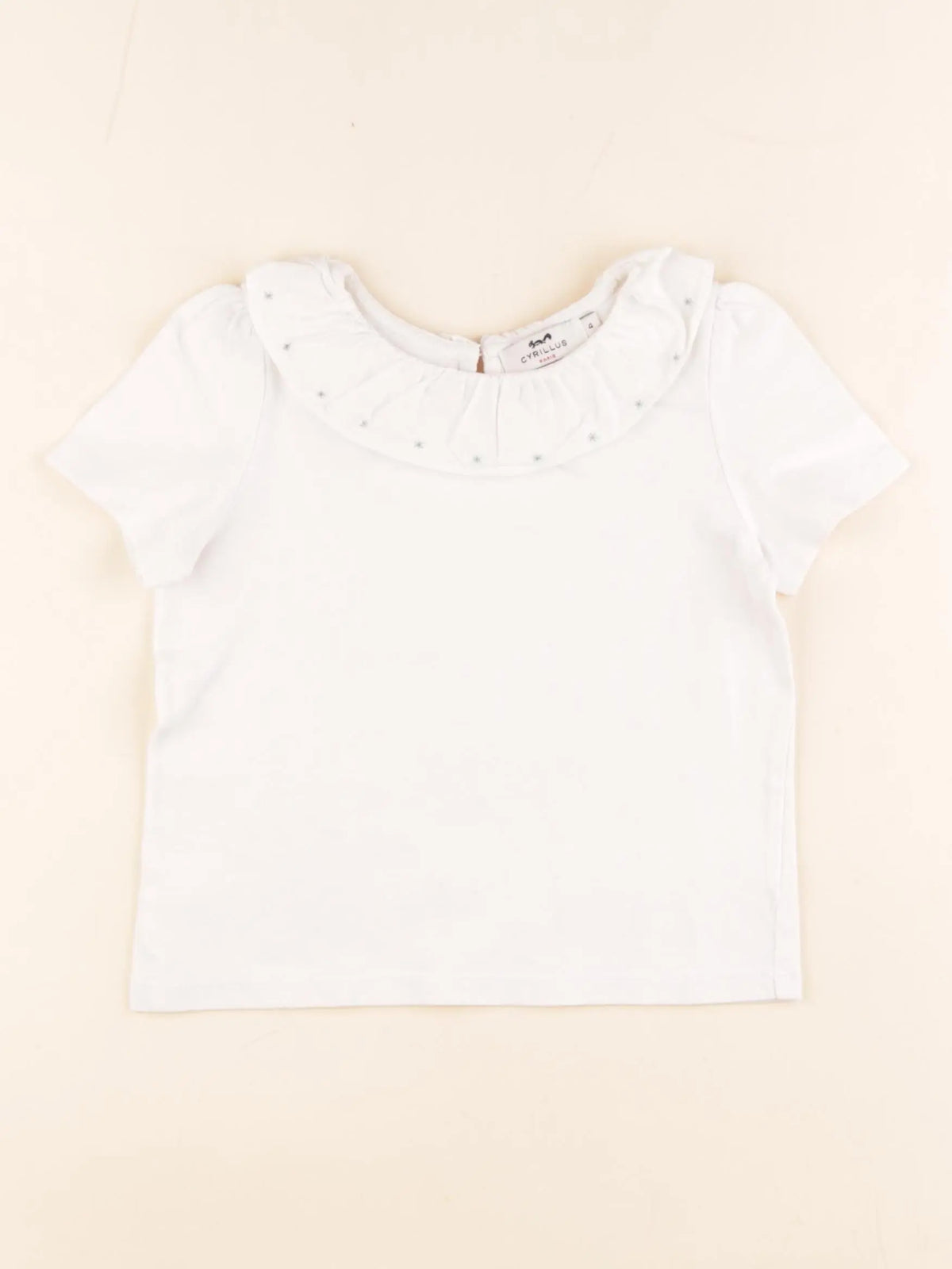 Cyrillus - tee-shirt blanc - 4 ans