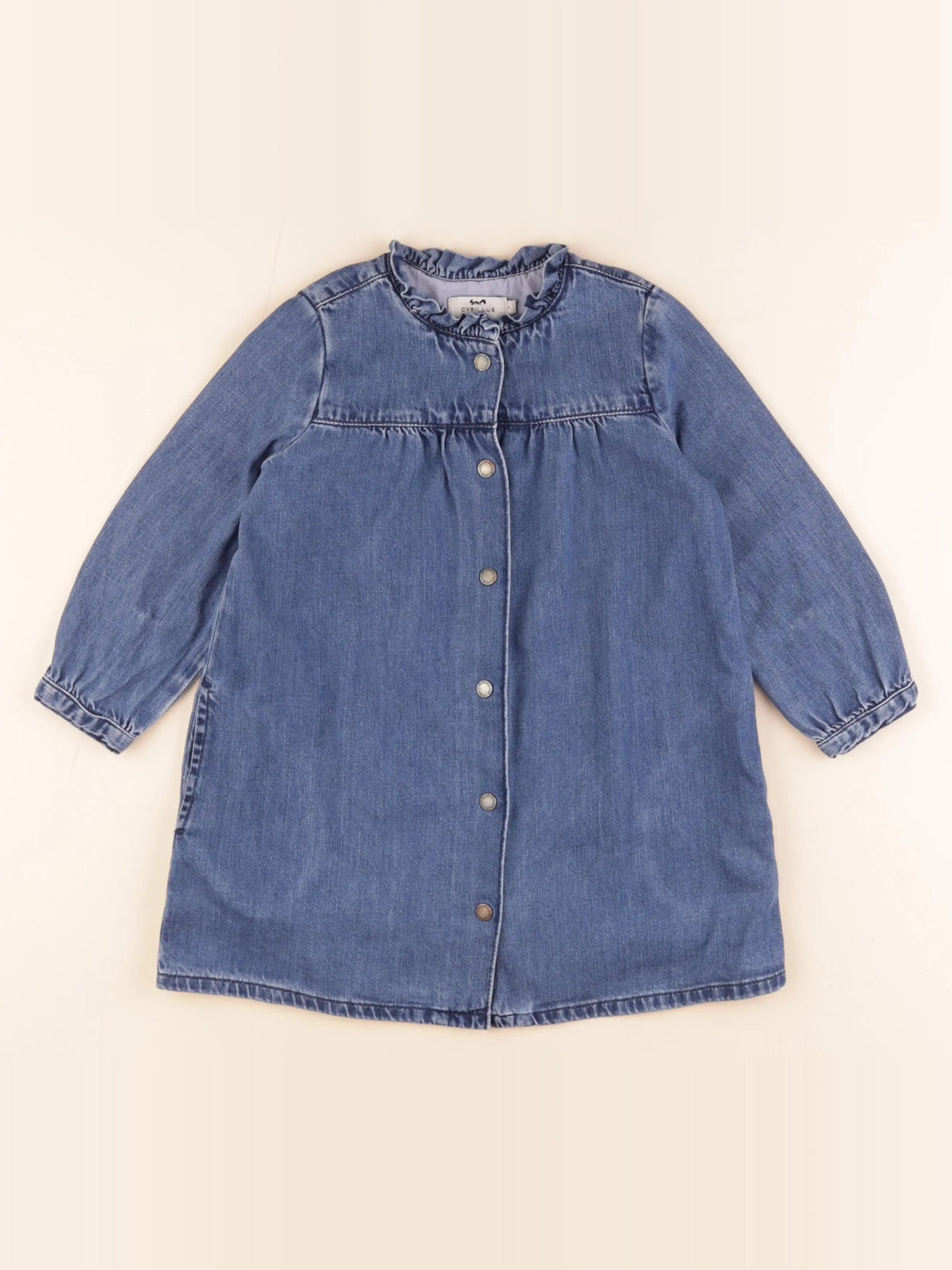 Cyrillus - robe bleu - 4 ans