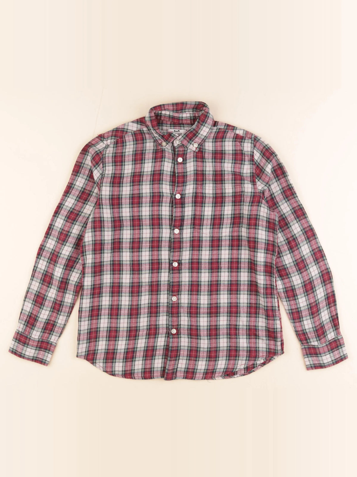 Cyrillus - chemise rouge - 12 ans