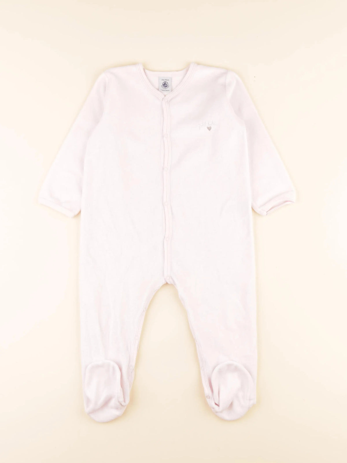 Pyjama velours rose