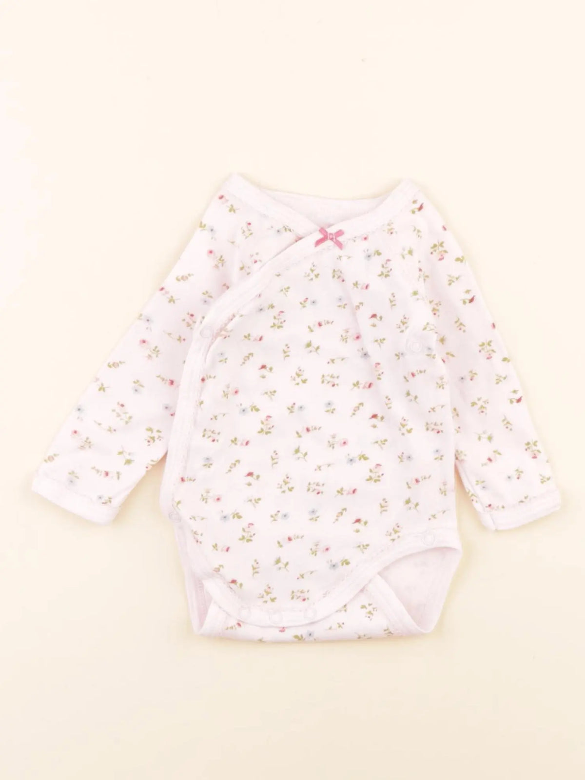 Petit Bateau - body rose - 3 mois